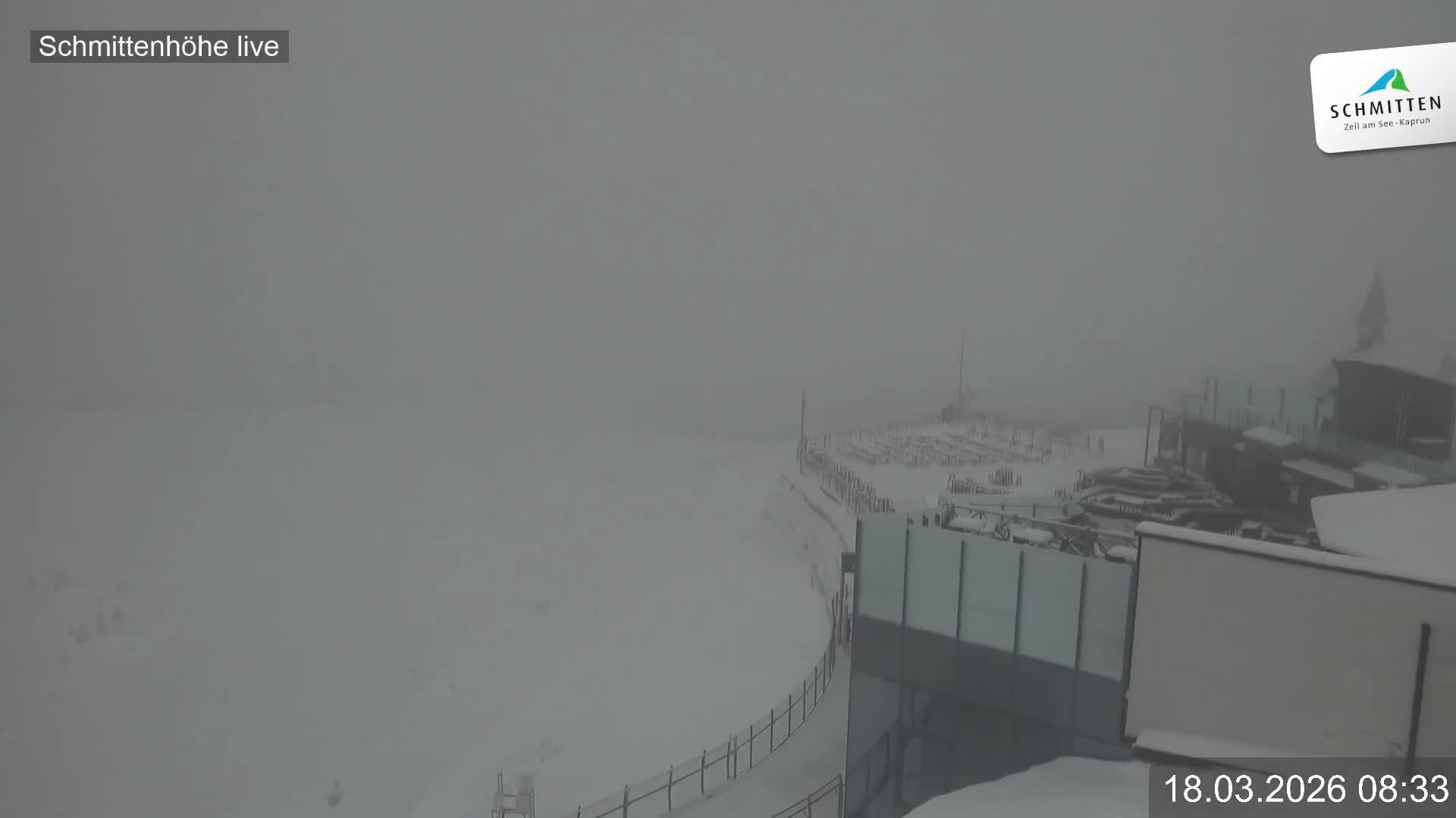 Archiv Foto Webcam Blick vom Gipfel der Schmittenhöhe