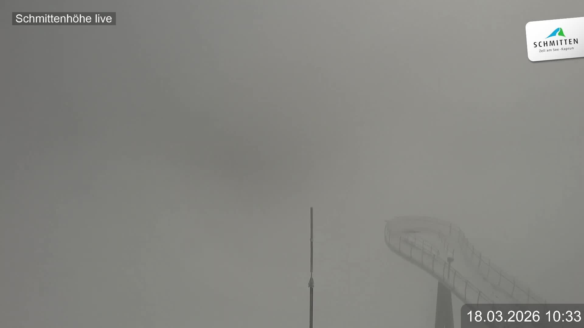 Archiv Foto Webcam Blick vom Gipfel der Schmittenhöhe