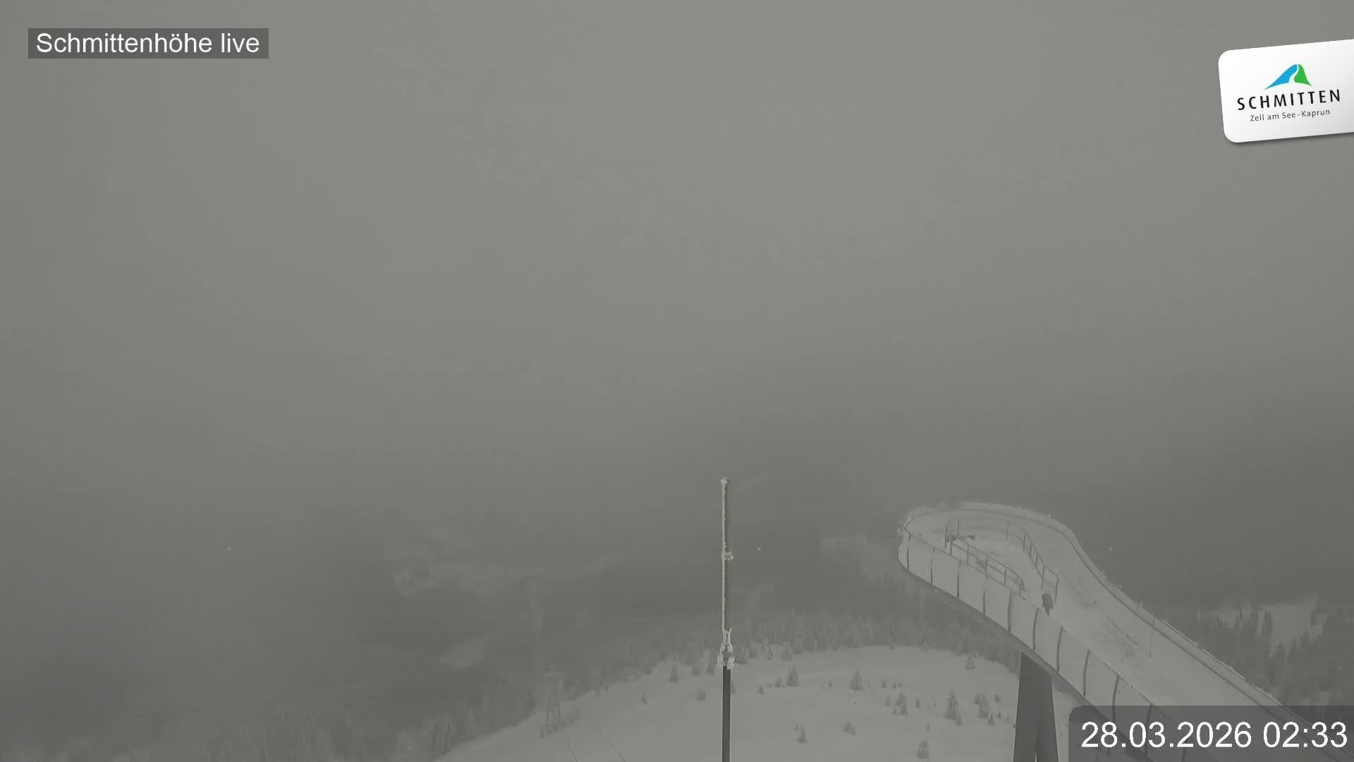 Archived image Webcam View Schmittenhöhe