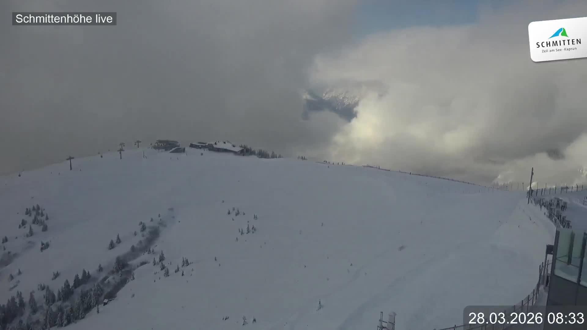 Archived image Webcam View Schmittenhöhe