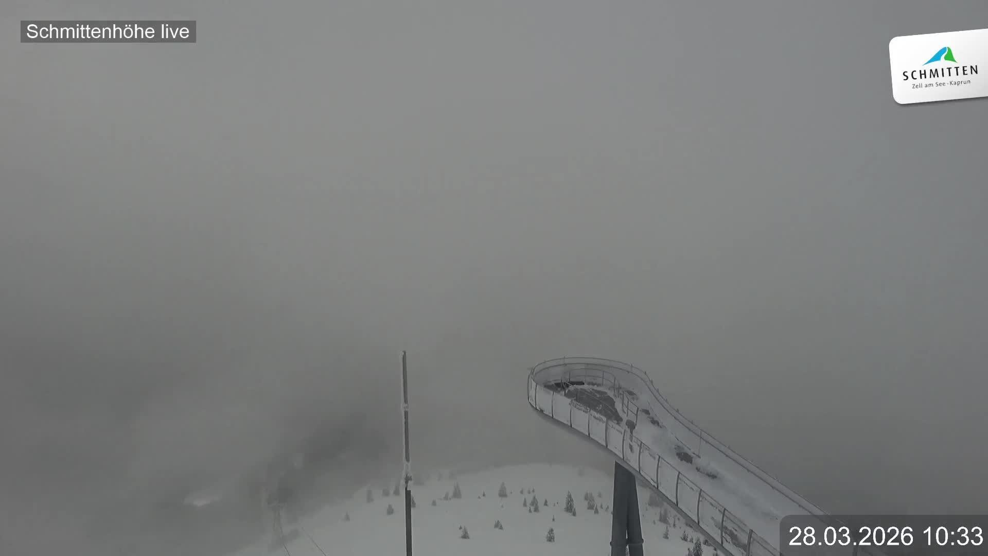 Archived image Webcam View Schmittenhöhe