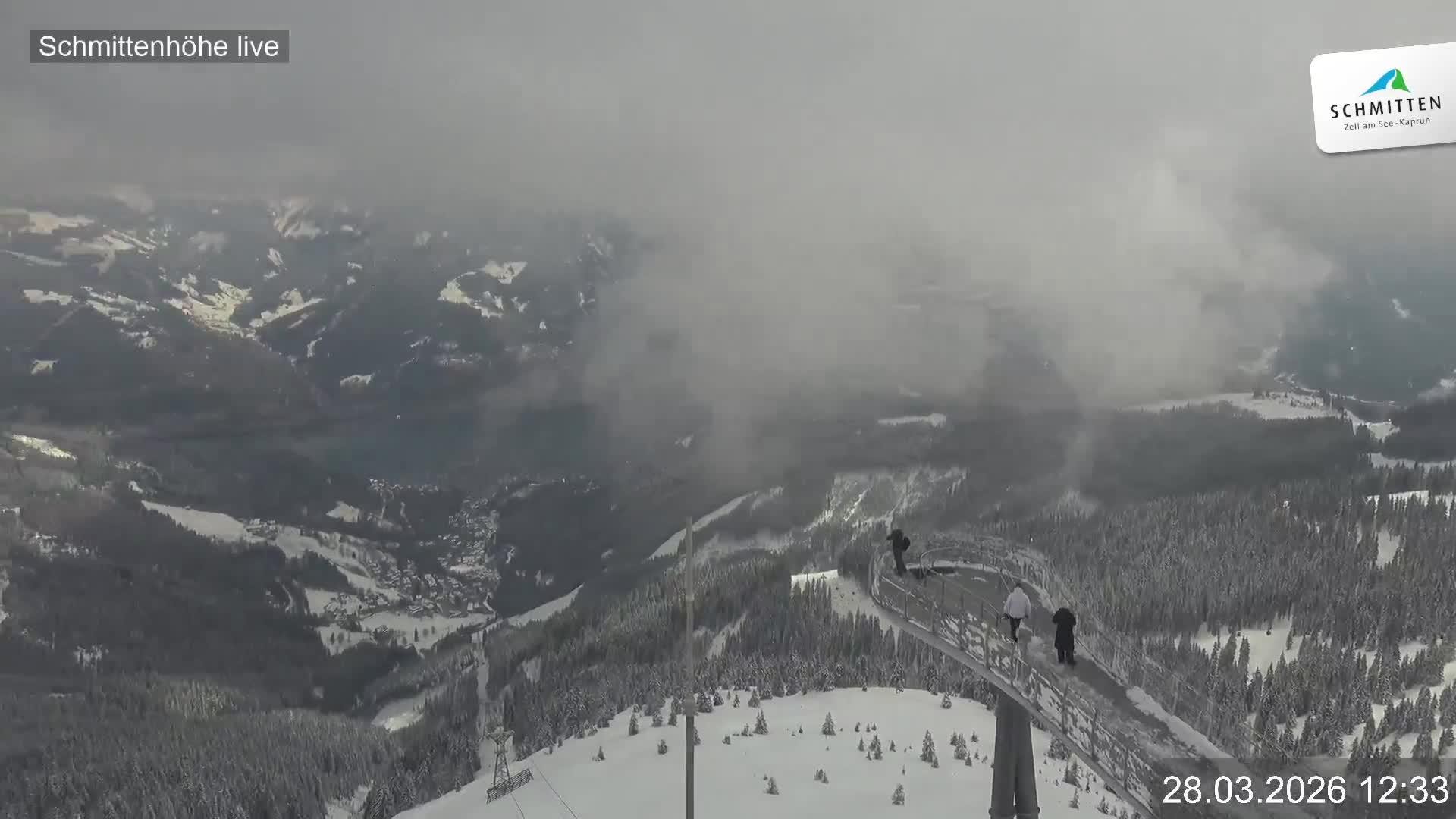 Archived image Webcam View Schmittenhöhe