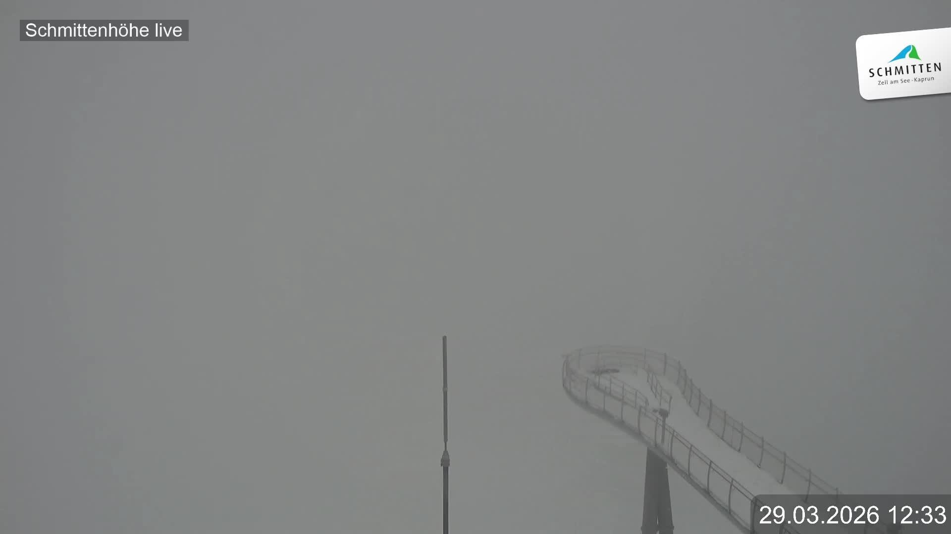 Archiv Foto Webcam Blick vom Gipfel der Schmittenhöhe