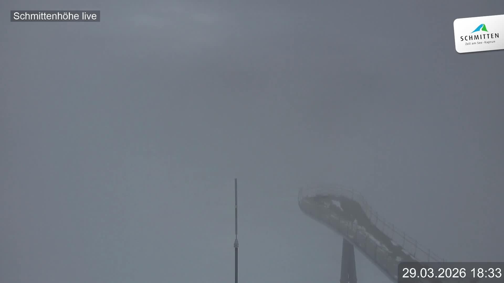 Archiv Foto Webcam Blick vom Gipfel der Schmittenhöhe