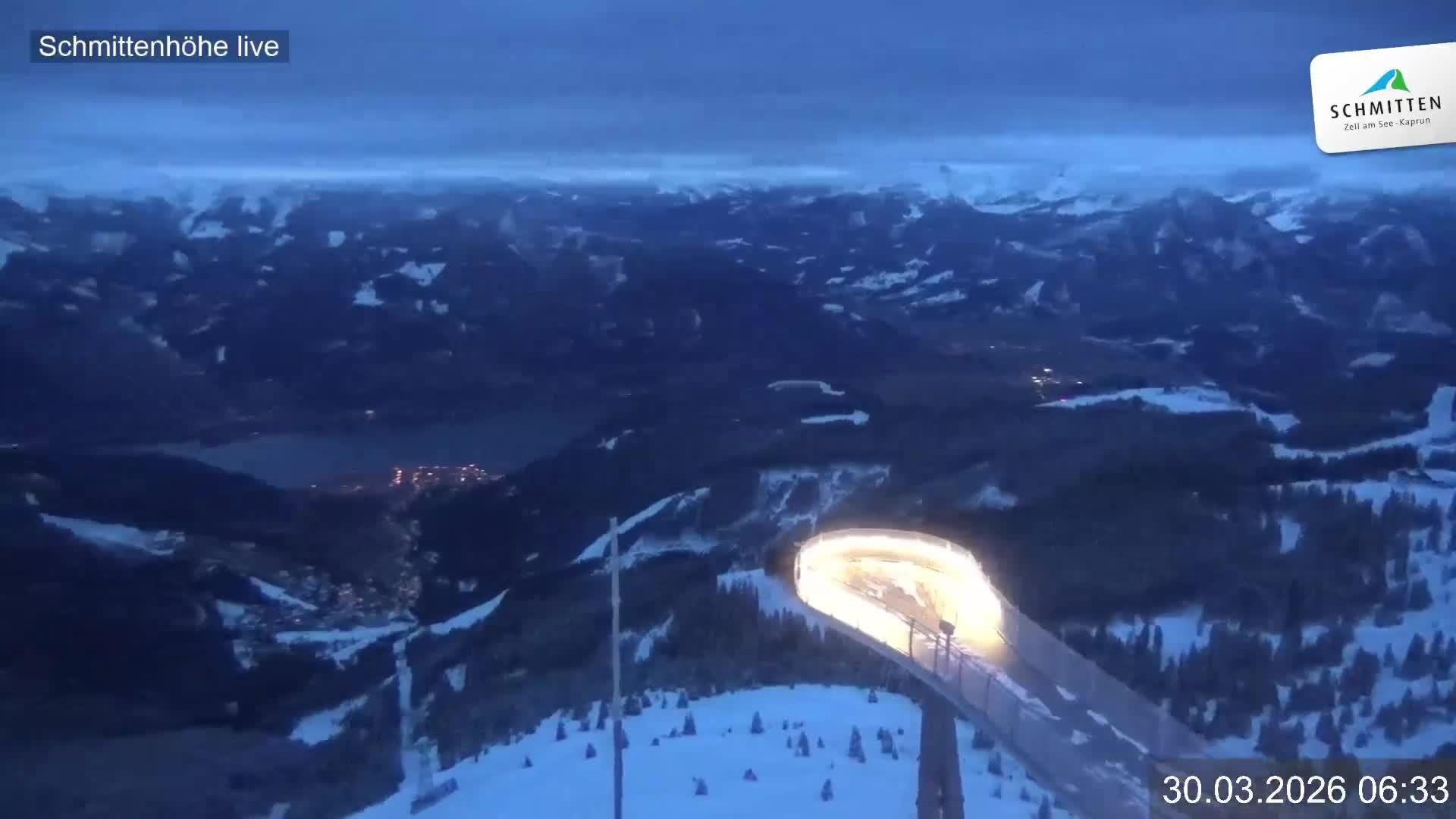 Archived image Webcam View Schmittenhöhe