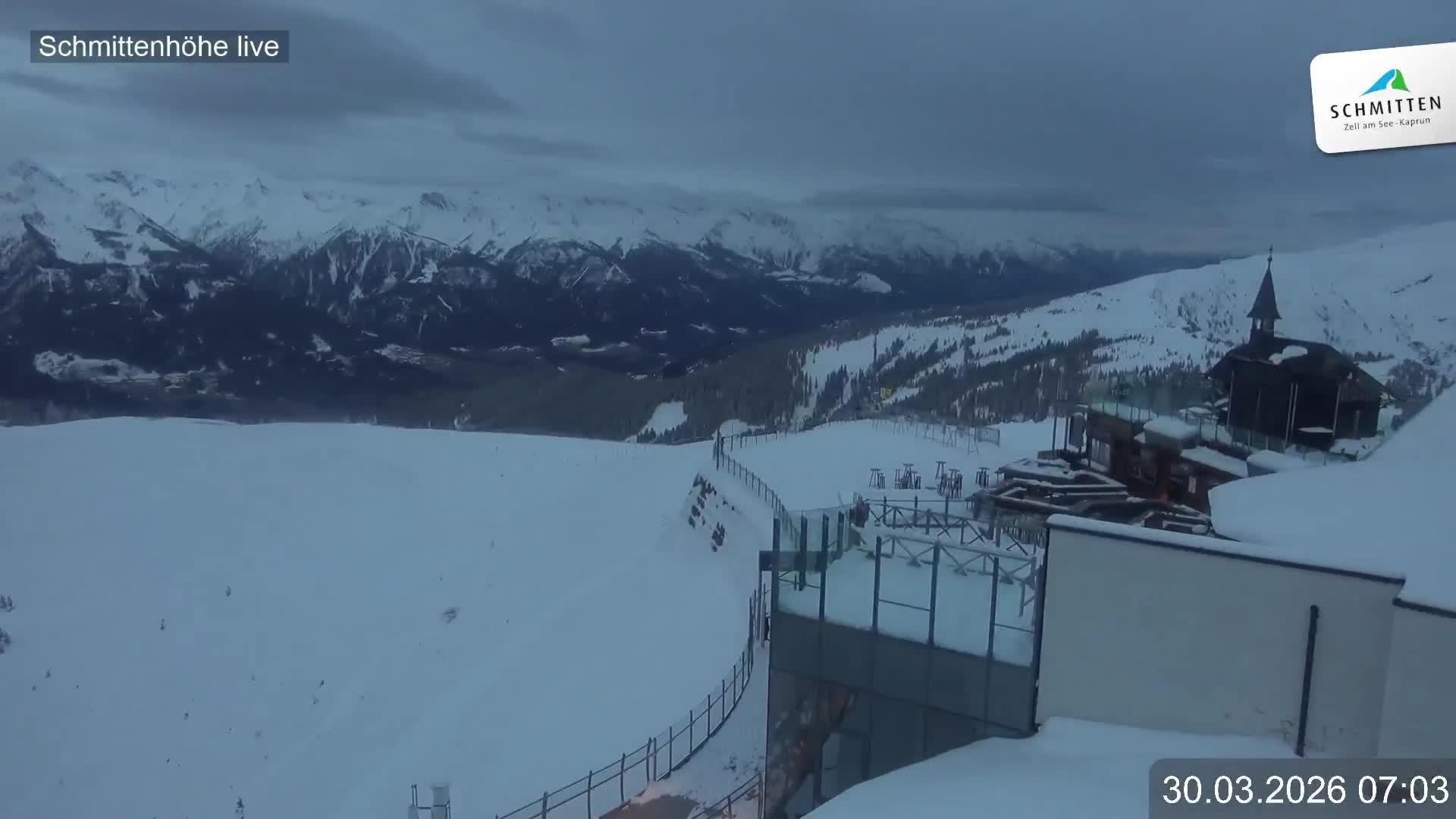 Archived image Webcam View Schmittenhöhe