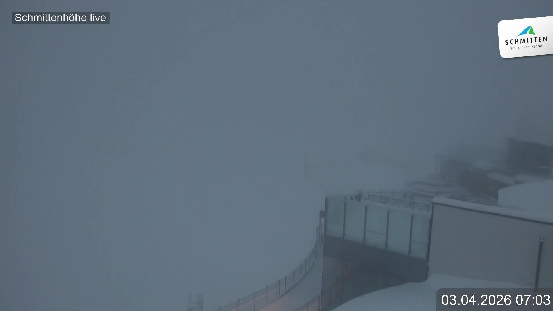 Archiv Foto Webcam Blick vom Gipfel der Schmittenhöhe