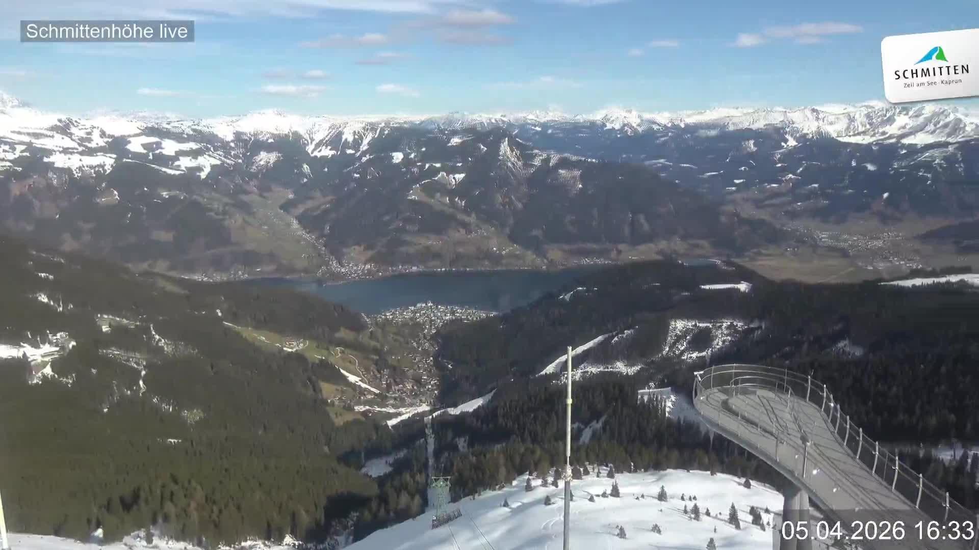 Archived image Webcam View Schmittenhöhe