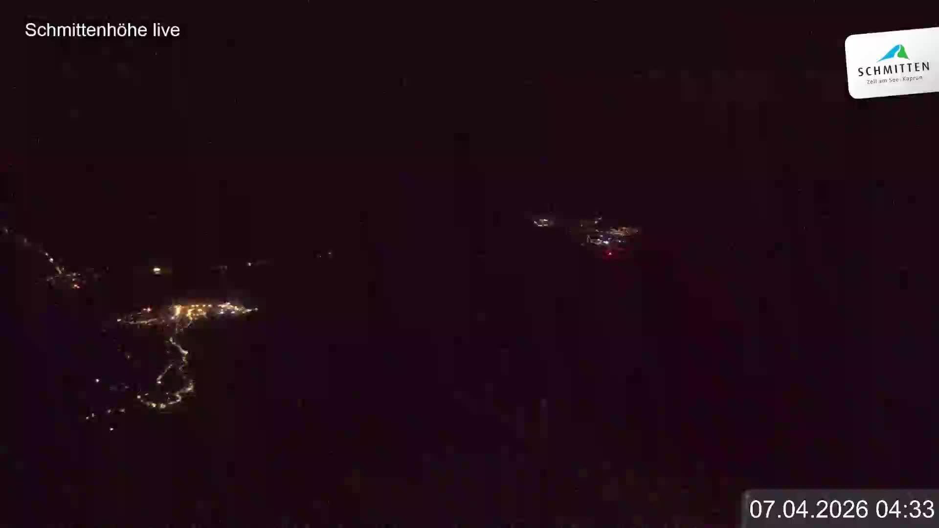 Archiv Foto Webcam Blick vom Gipfel der Schmittenhöhe