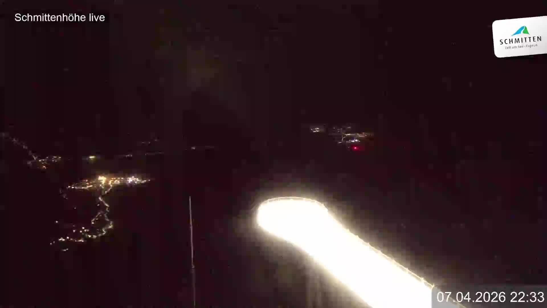 Archiv Foto Webcam Blick vom Gipfel der Schmittenhöhe