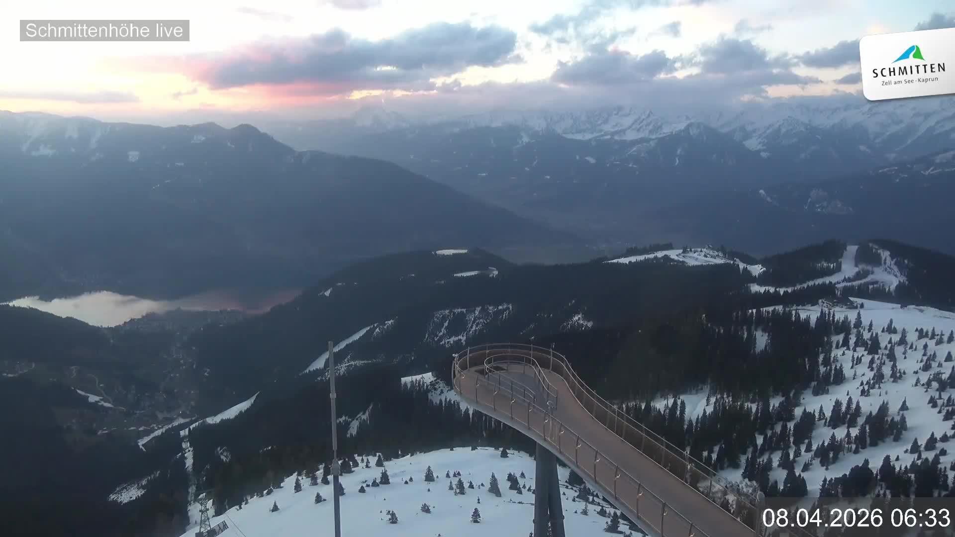 Archived image Webcam View Schmittenhöhe