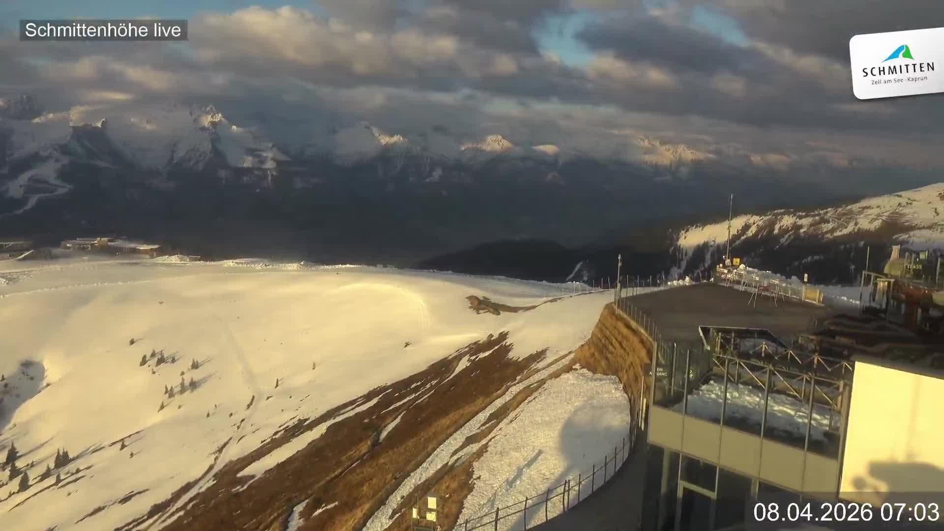 Archived image Webcam View Schmittenhöhe