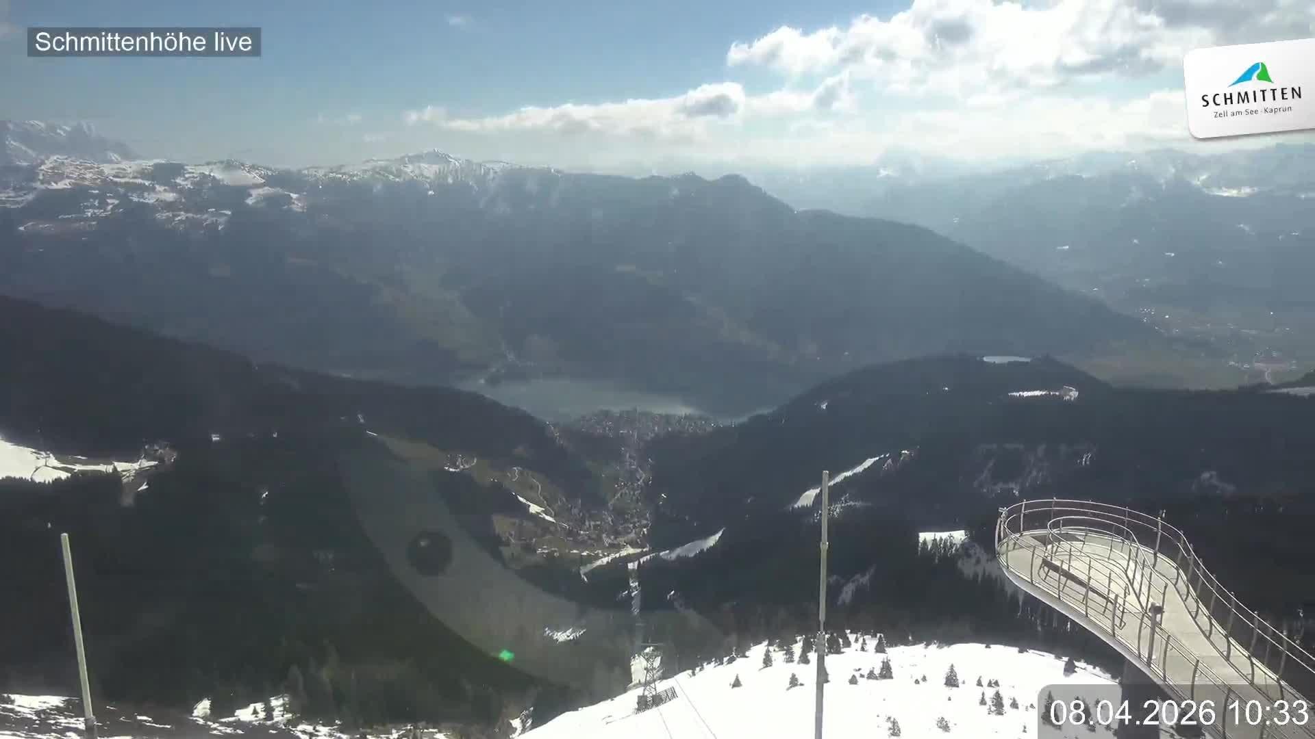 Archived image Webcam View Schmittenhöhe