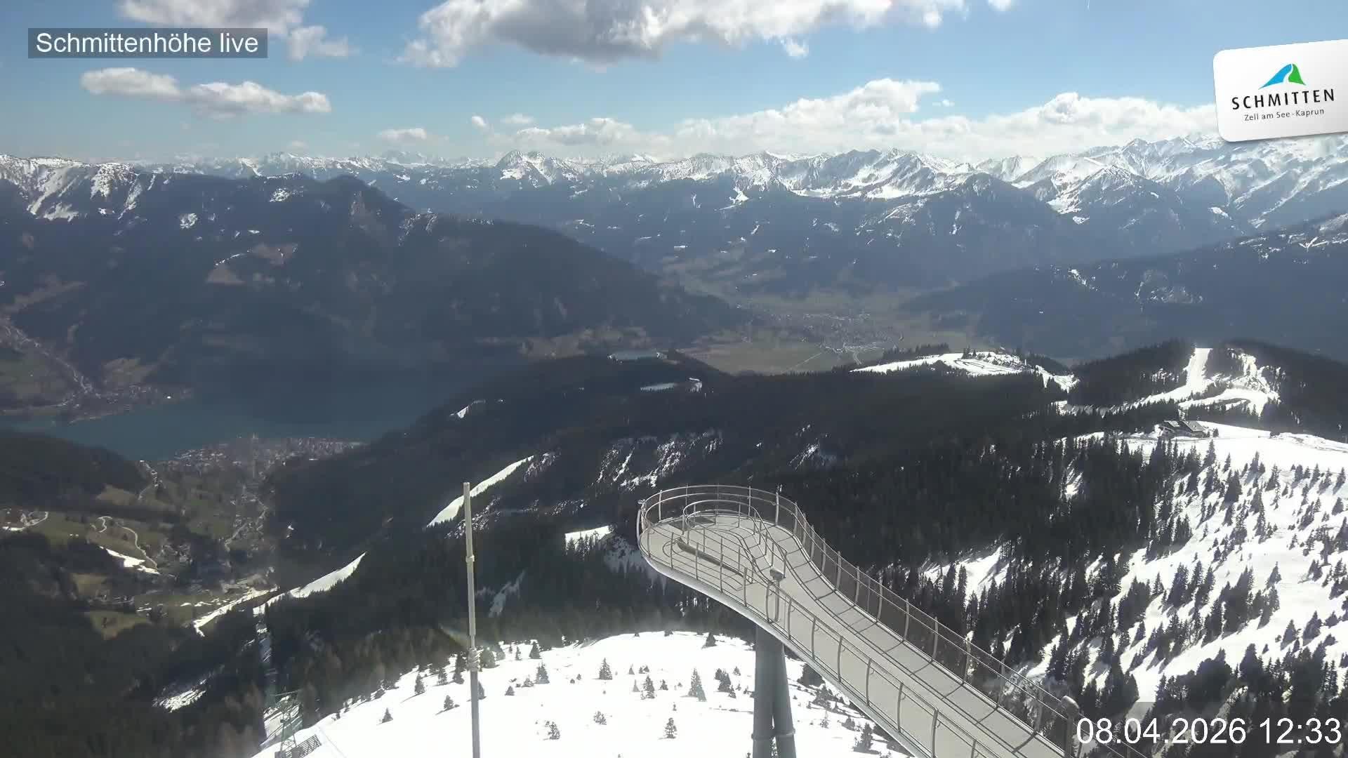 Archived image Webcam View Schmittenhöhe