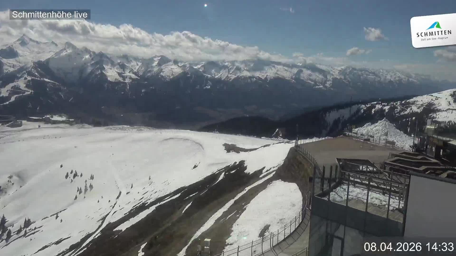 Archived image Webcam View Schmittenhöhe