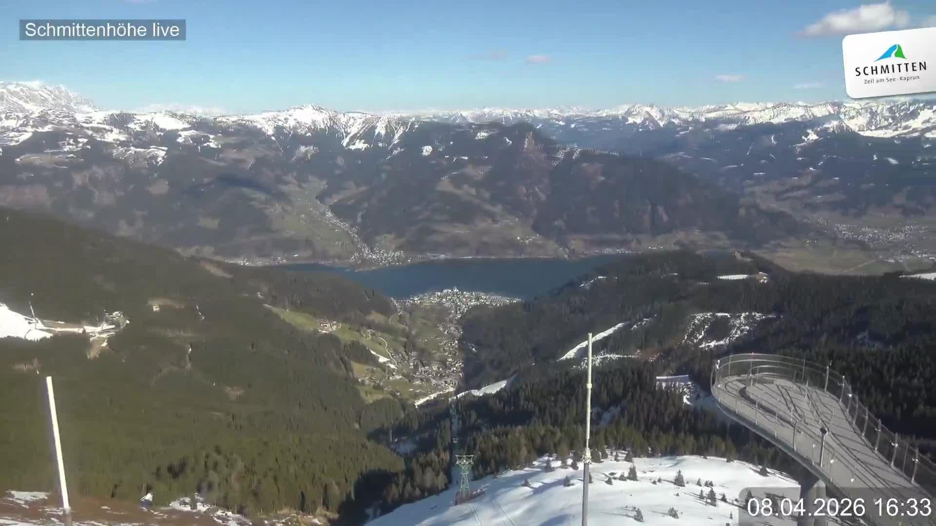 Archived image Webcam View Schmittenhöhe