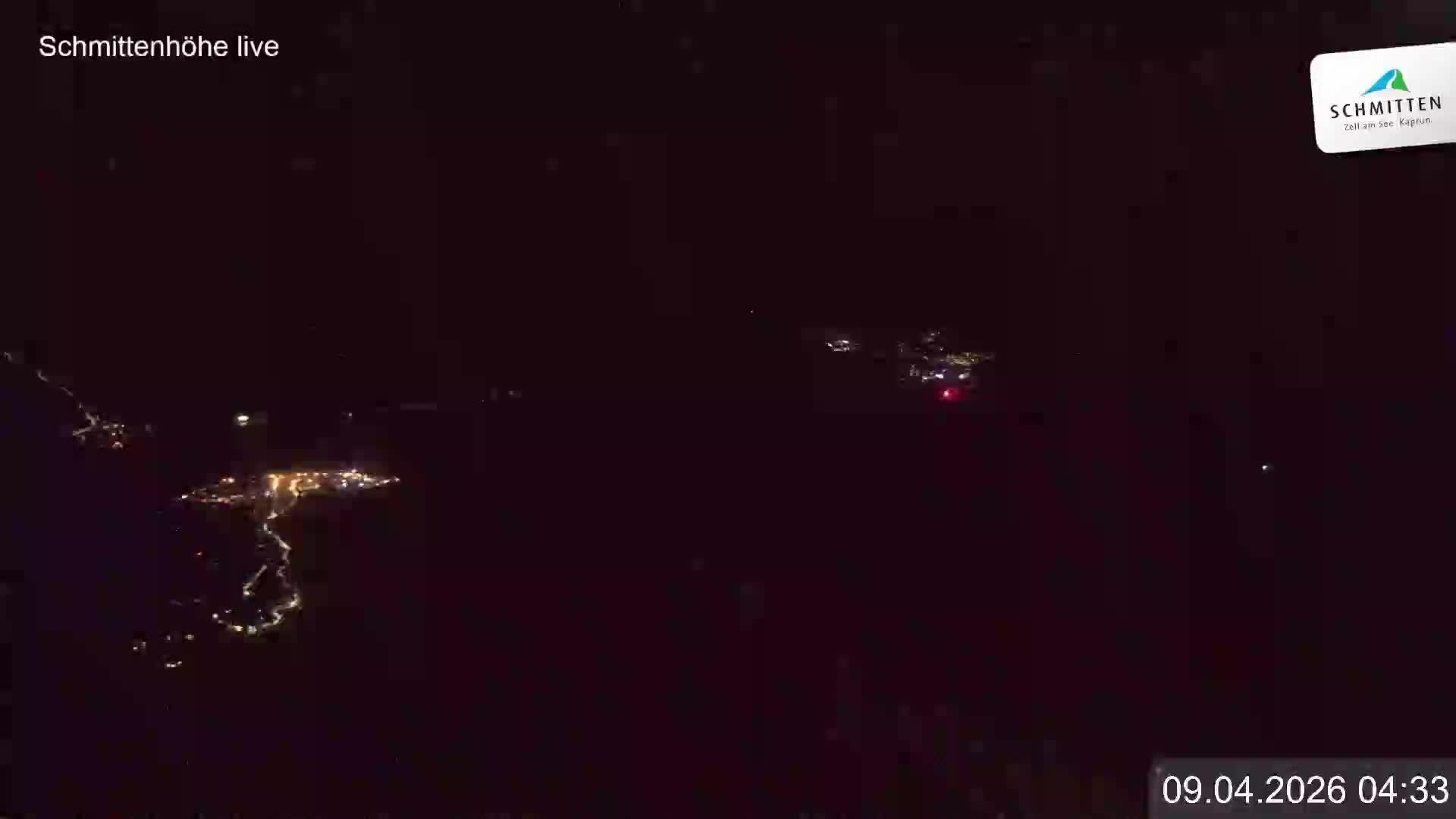 Archiv Foto Webcam Blick vom Gipfel der Schmittenhöhe