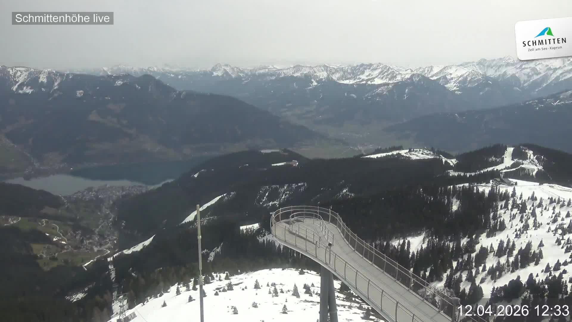 Archived image Webcam View Schmittenhöhe