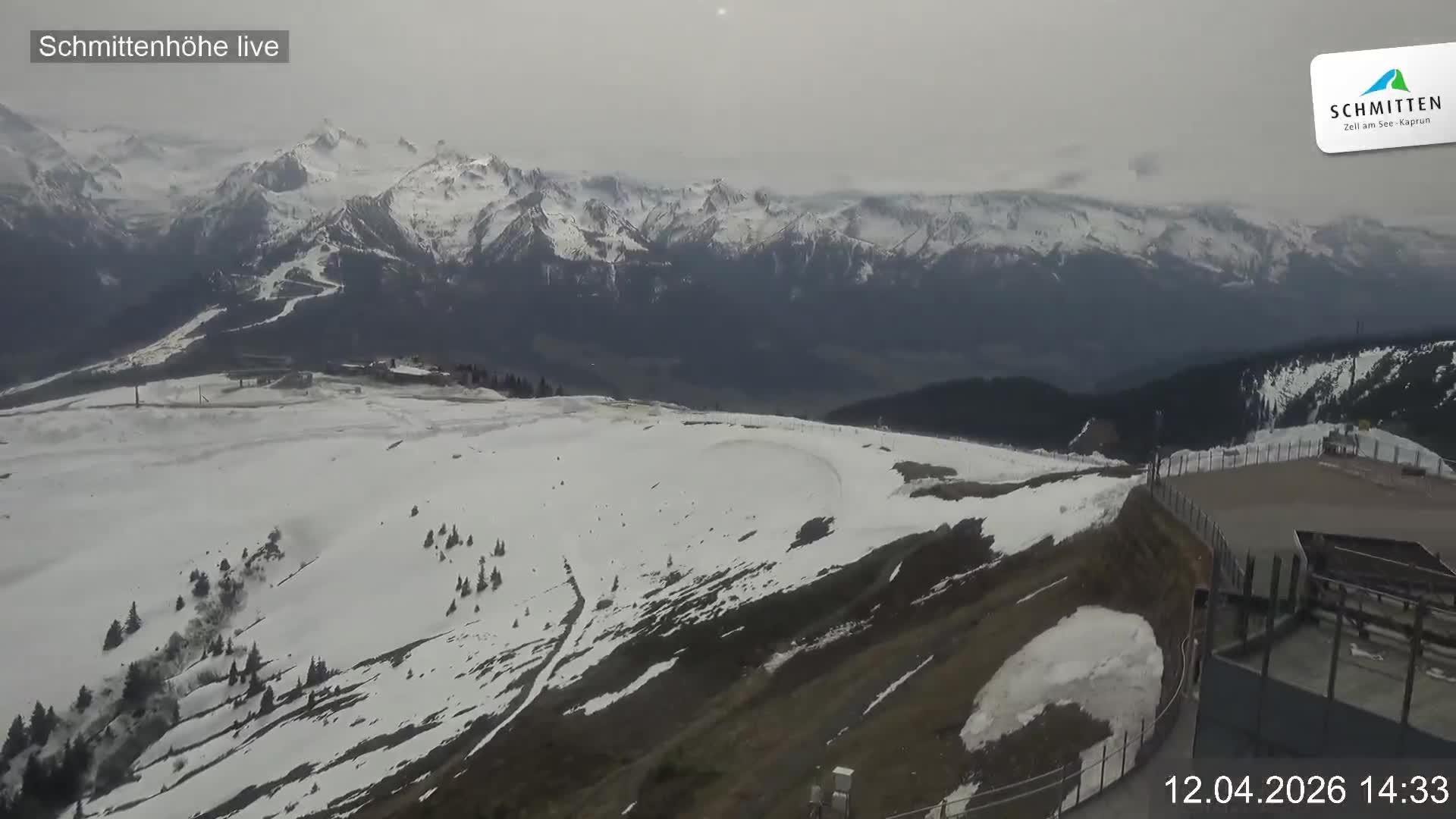 Archived image Webcam View Schmittenhöhe