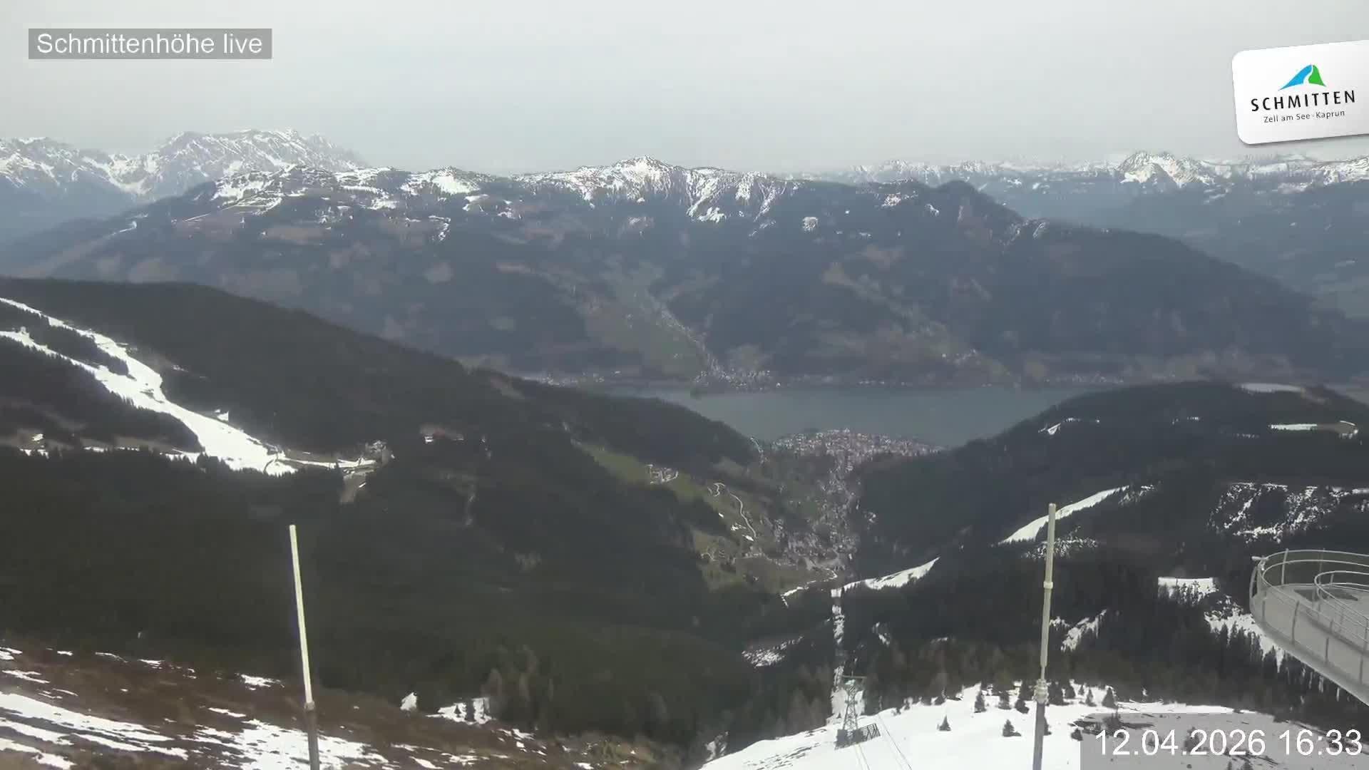 Archived image Webcam View Schmittenhöhe