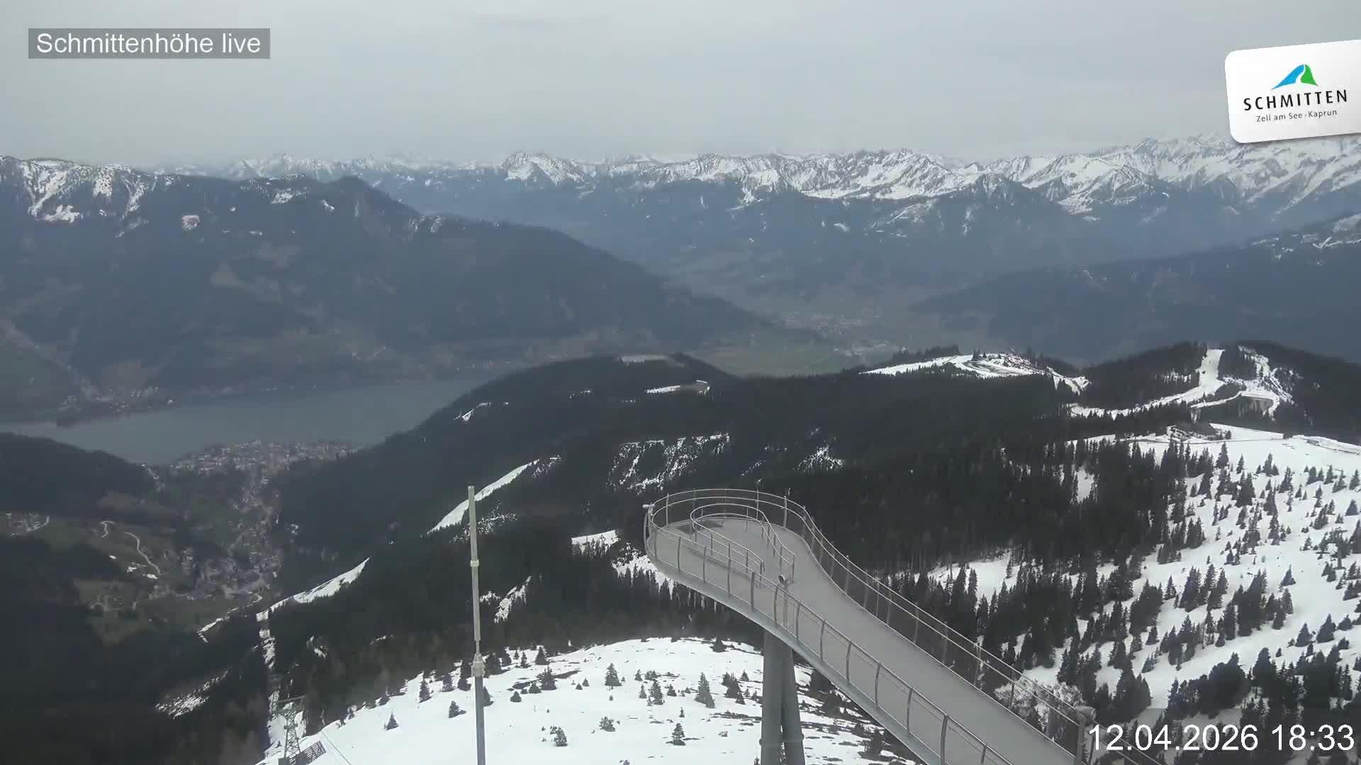 Archived image Webcam View Schmittenhöhe