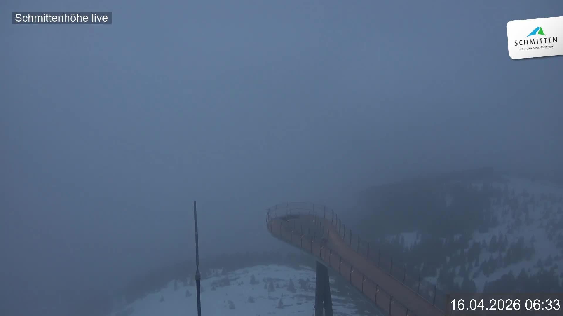 Archiv Foto Webcam Blick vom Gipfel der Schmittenhöhe