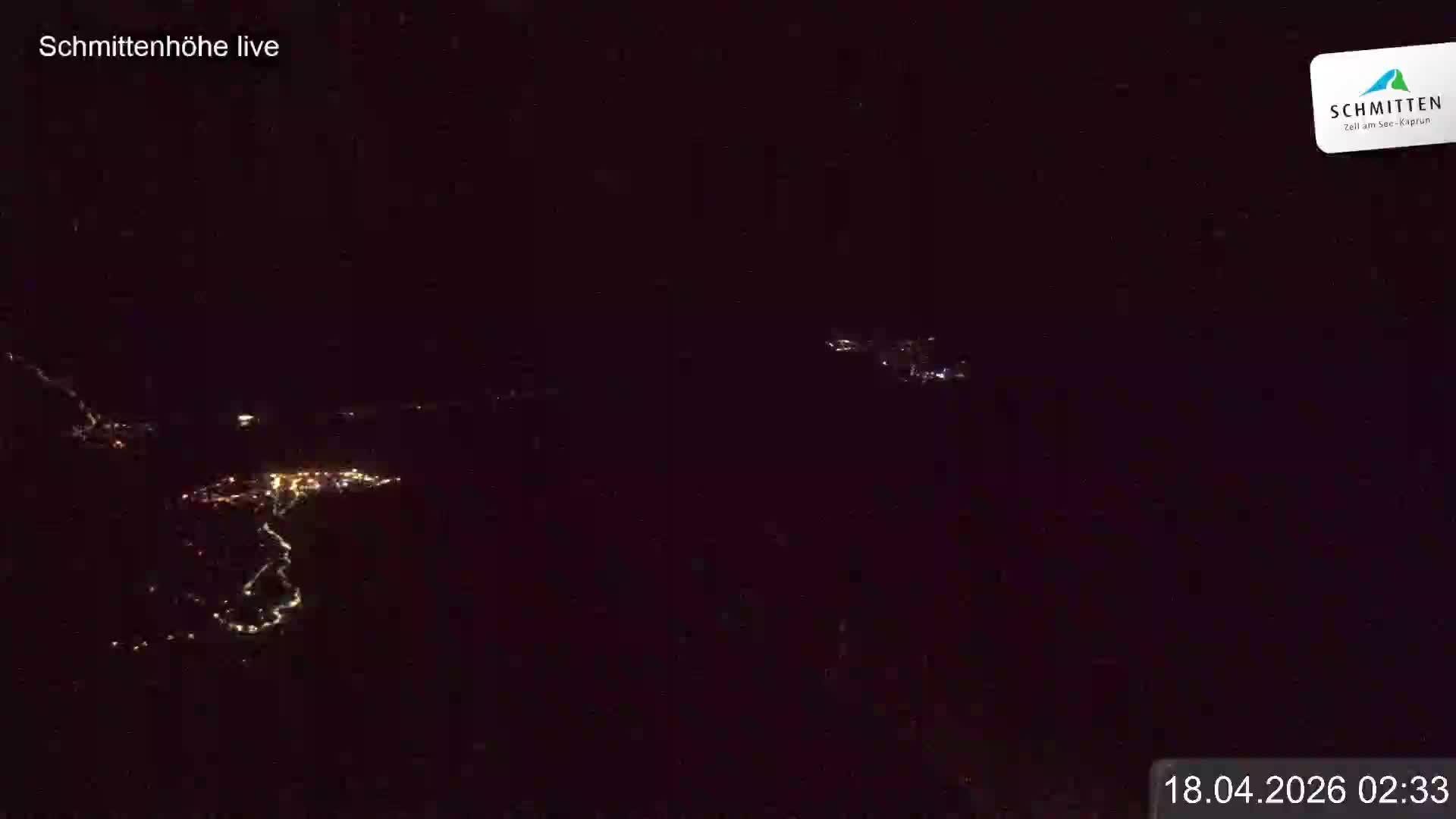 Archiv Foto Webcam Blick vom Gipfel der Schmittenhöhe