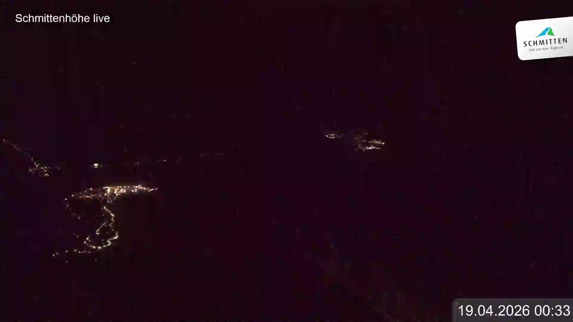 Archiv Foto Webcam Blick vom Gipfel der Schmittenhöhe