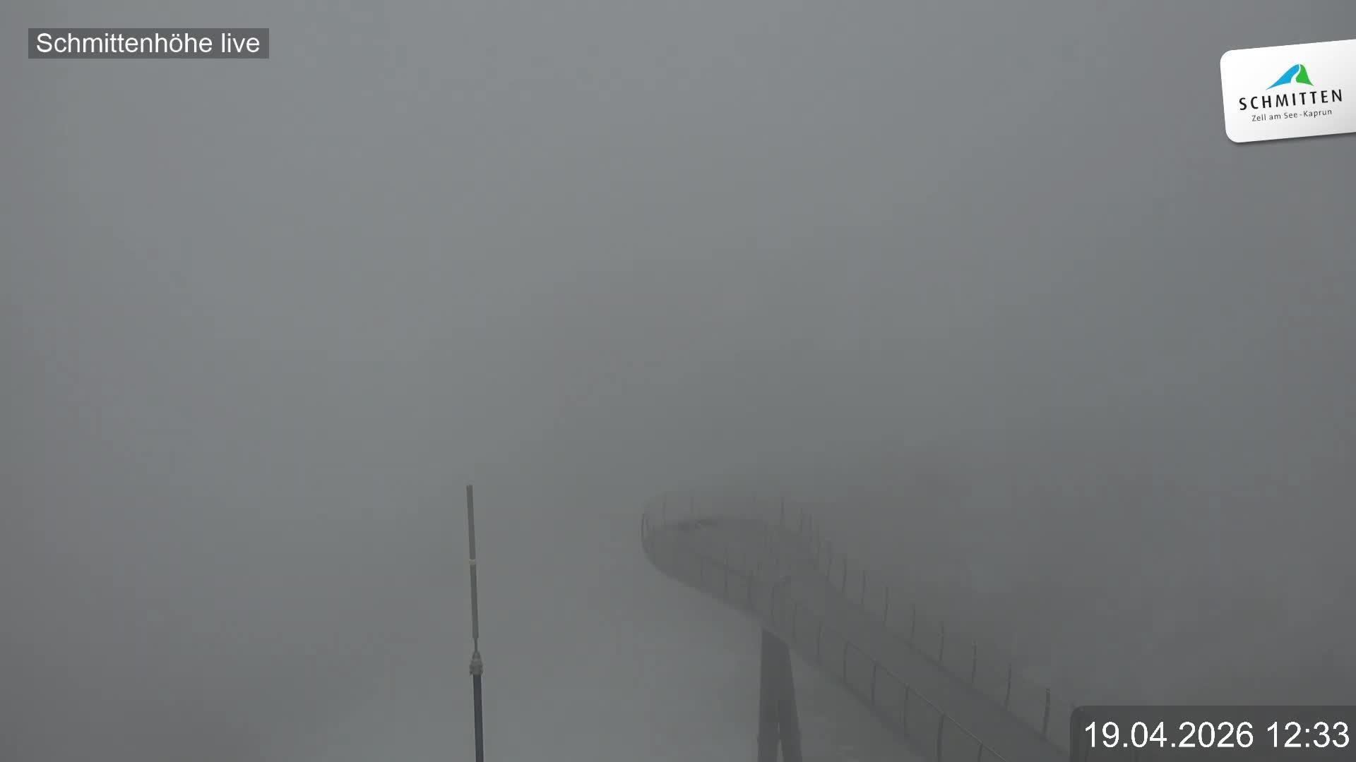 Archiv Foto Webcam Blick vom Gipfel der Schmittenhöhe