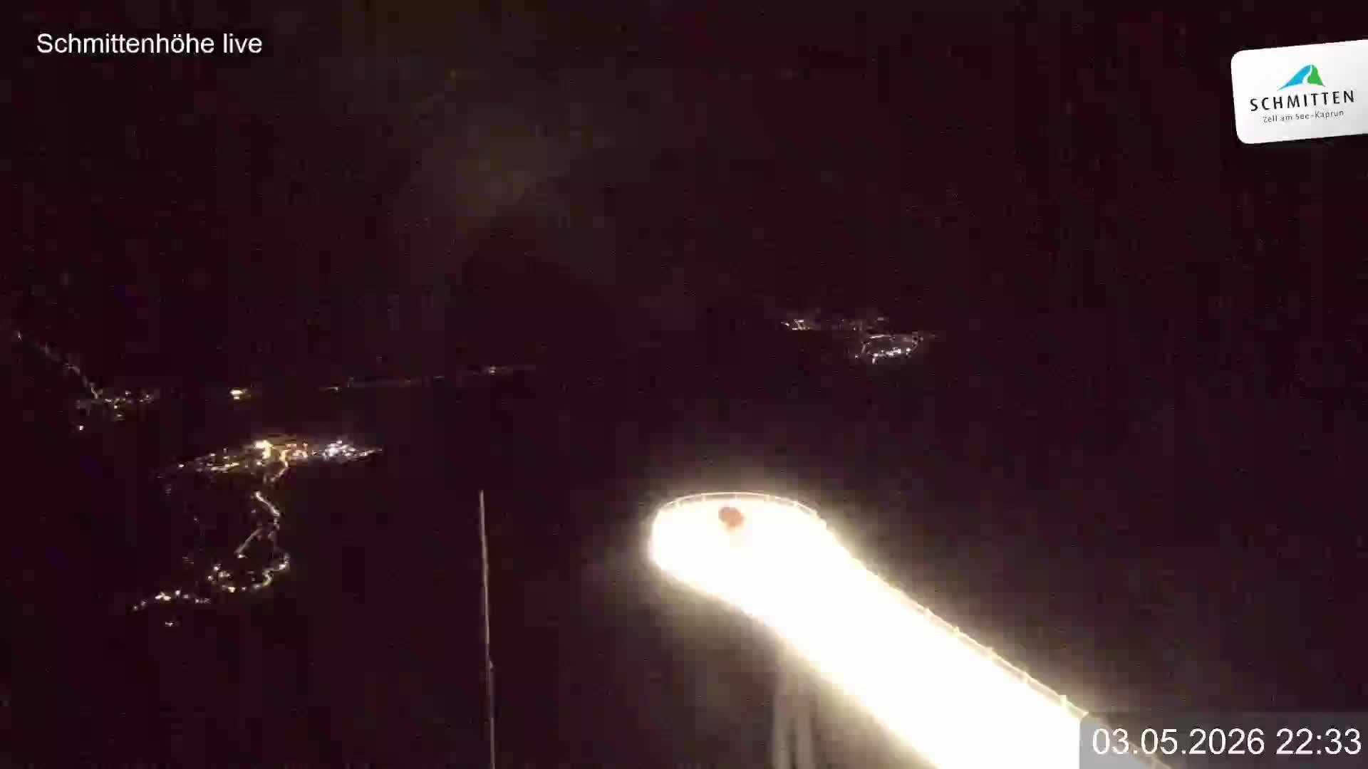 Archiv Foto Webcam Blick vom Gipfel der Schmittenhöhe