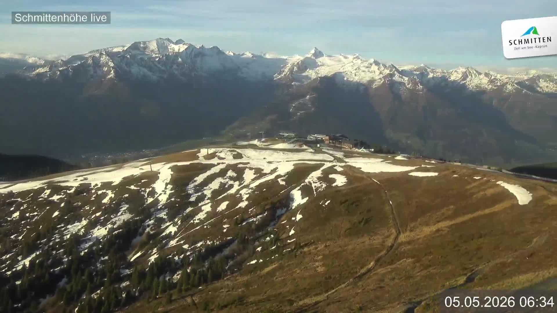 Archiv Foto Webcam Blick vom Gipfel der Schmittenhöhe