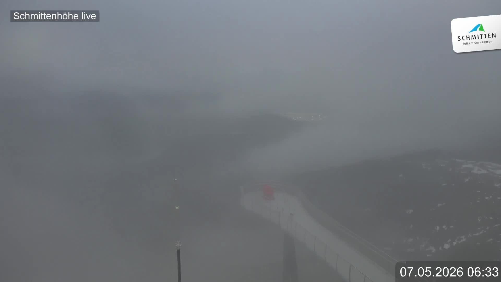 Archiv Foto Webcam Blick vom Gipfel der Schmittenhöhe