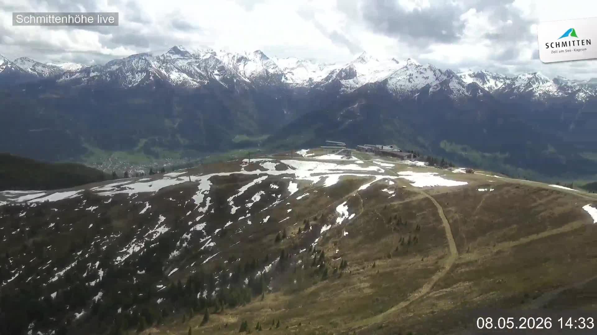 Archiv Foto Webcam Blick vom Gipfel der Schmittenhöhe