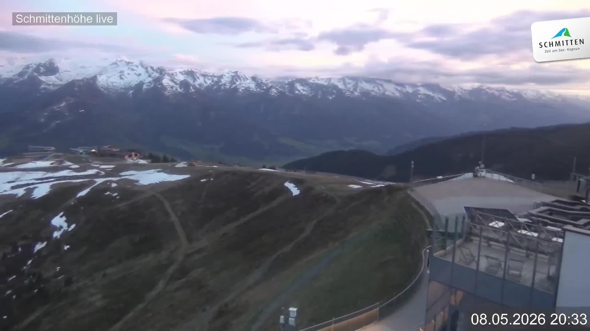 Archiv Foto Webcam Blick vom Gipfel der Schmittenhöhe