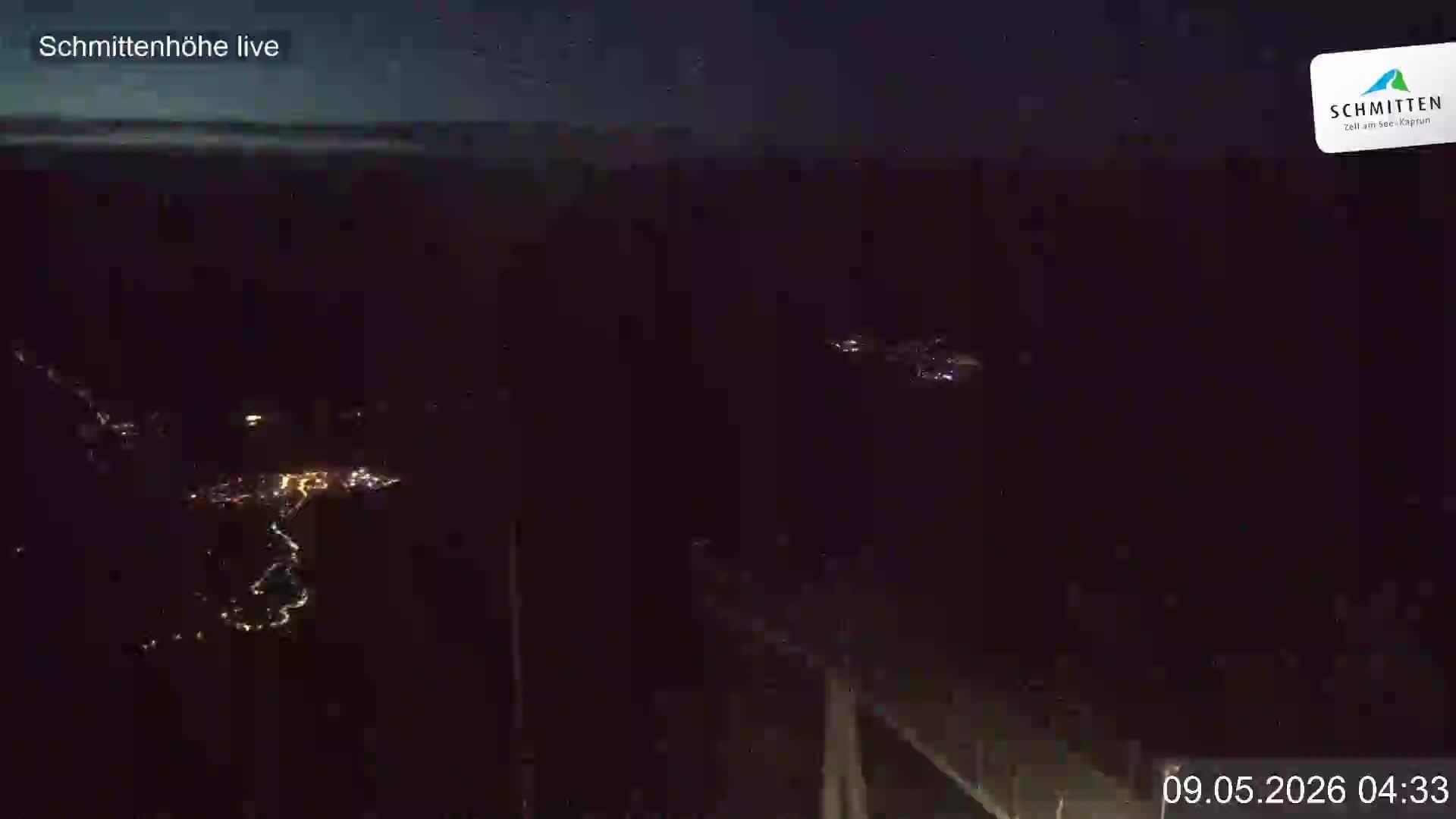 Archiv Foto Webcam Blick vom Gipfel der Schmittenhöhe