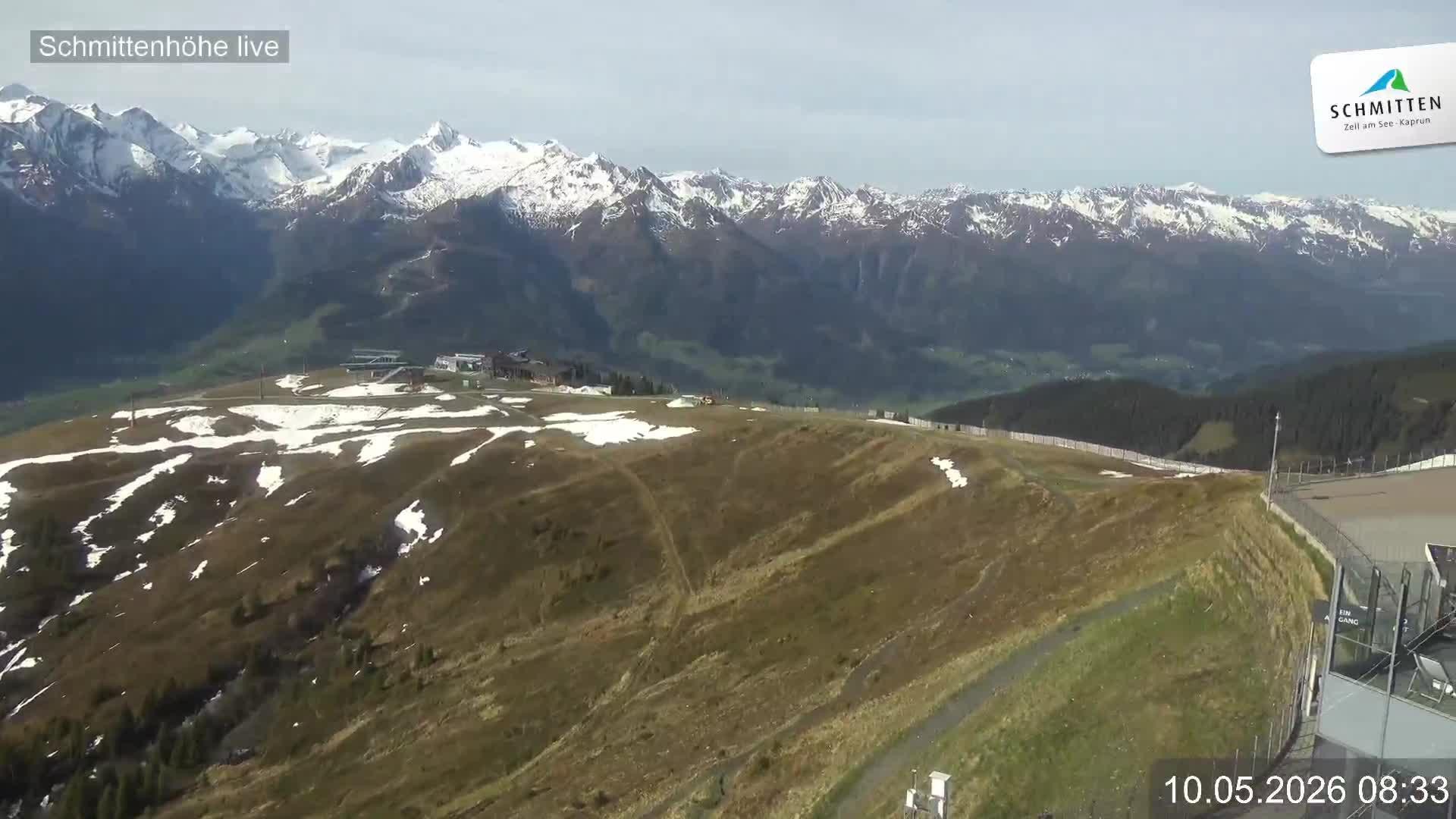 Archiv Foto Webcam Blick vom Gipfel der Schmittenhöhe