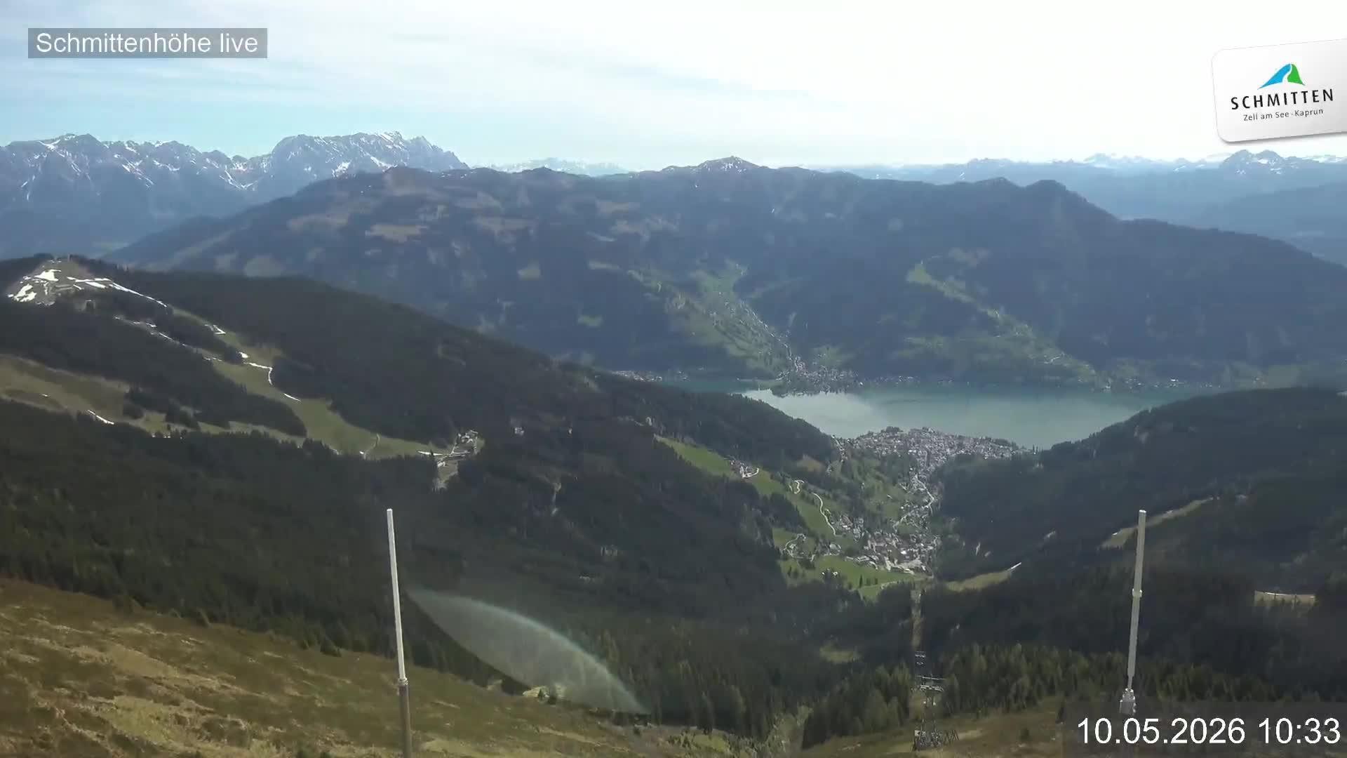 Archiv Foto Webcam Blick vom Gipfel der Schmittenhöhe