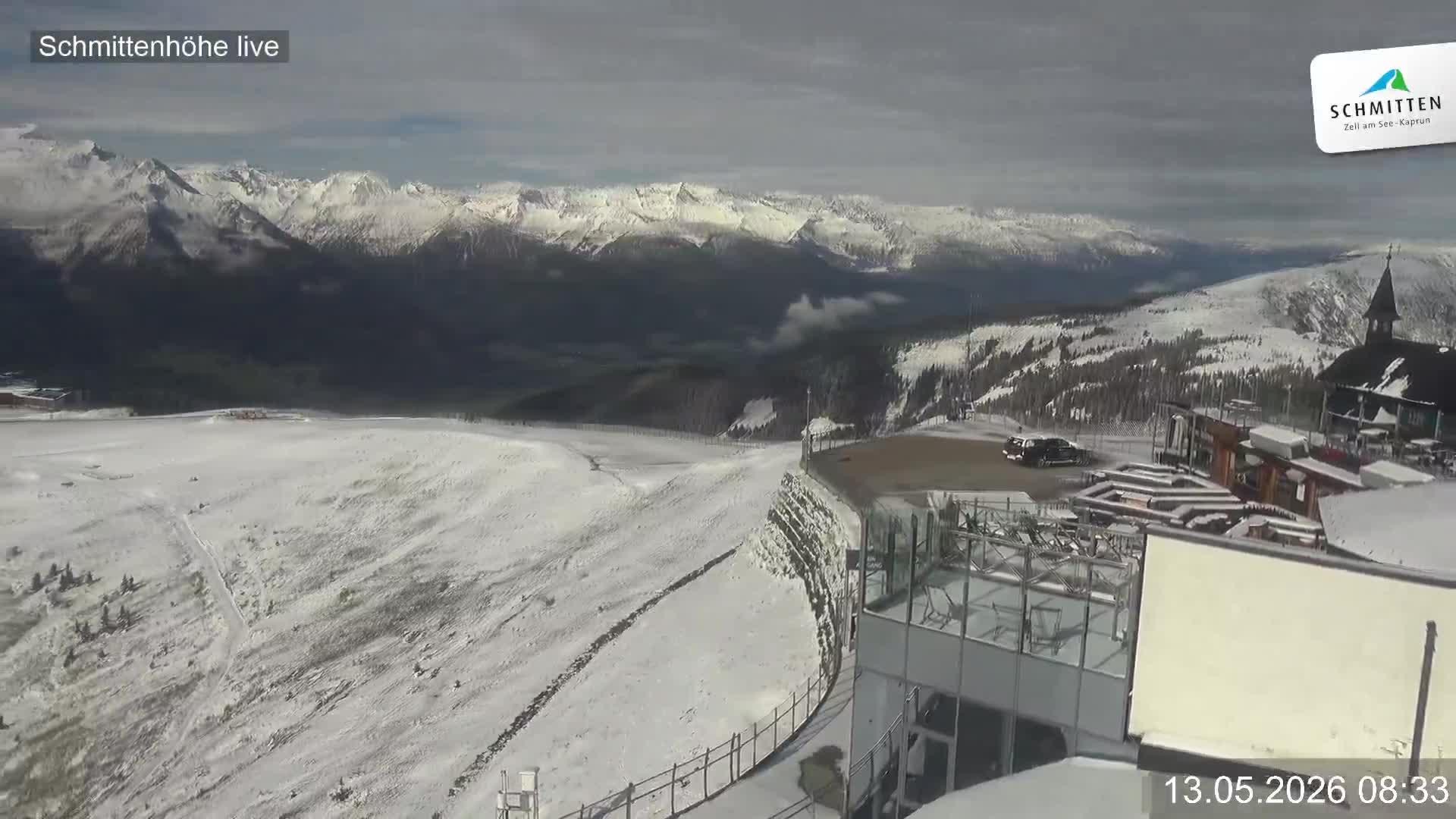 Archiv Foto Webcam Blick vom Gipfel der Schmittenhöhe