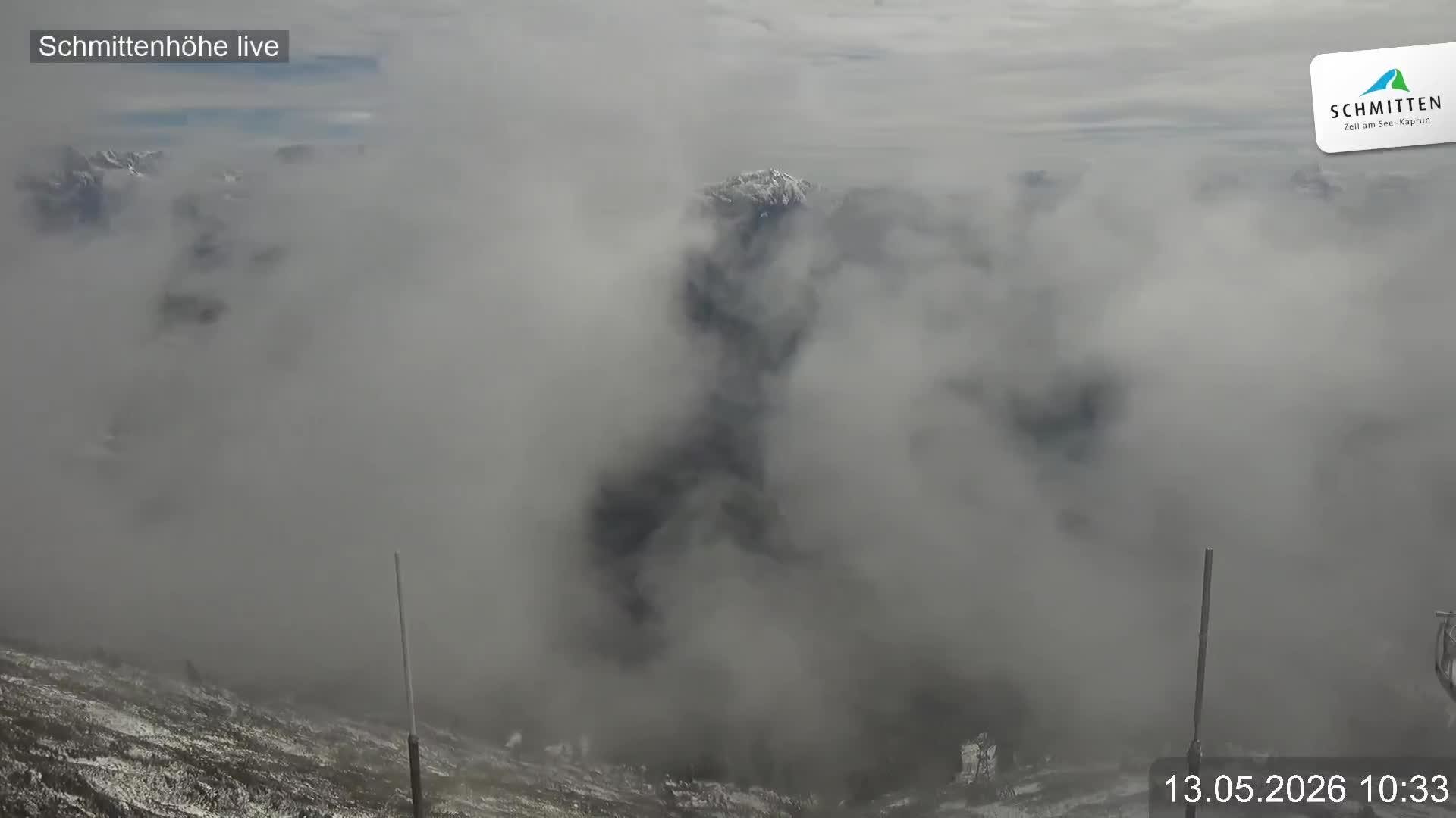 Archiv Foto Webcam Blick vom Gipfel der Schmittenhöhe