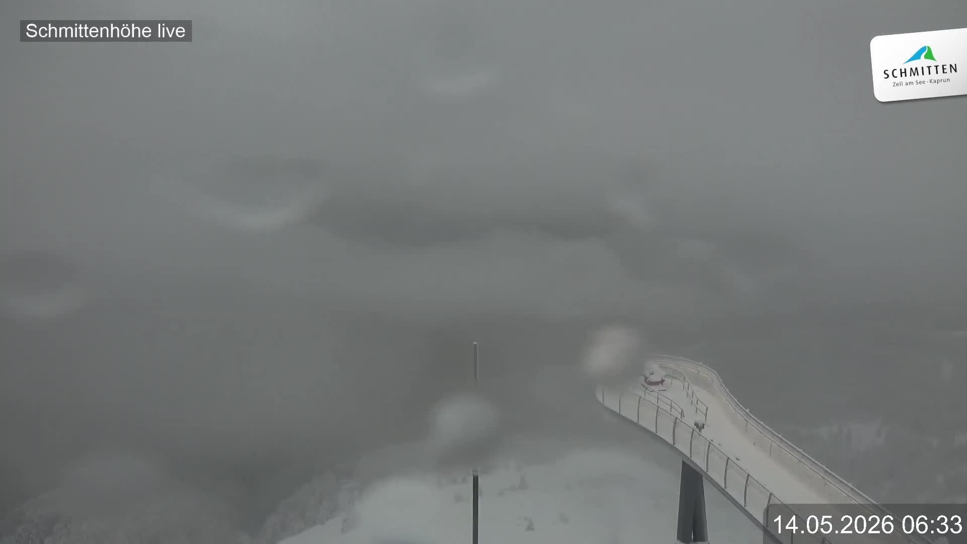 Archiv Foto Webcam Blick vom Gipfel der Schmittenhöhe