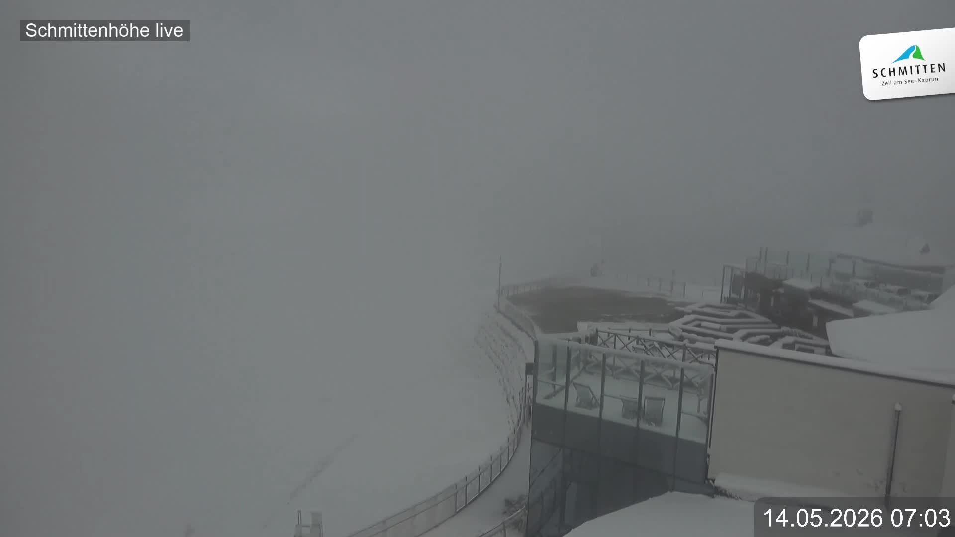 Archiv Foto Webcam Blick vom Gipfel der Schmittenhöhe