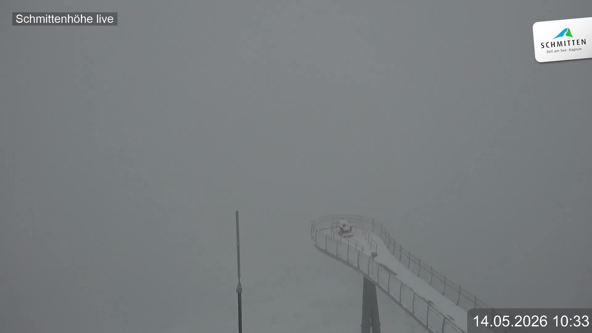 Archiv Foto Webcam Blick vom Gipfel der Schmittenhöhe