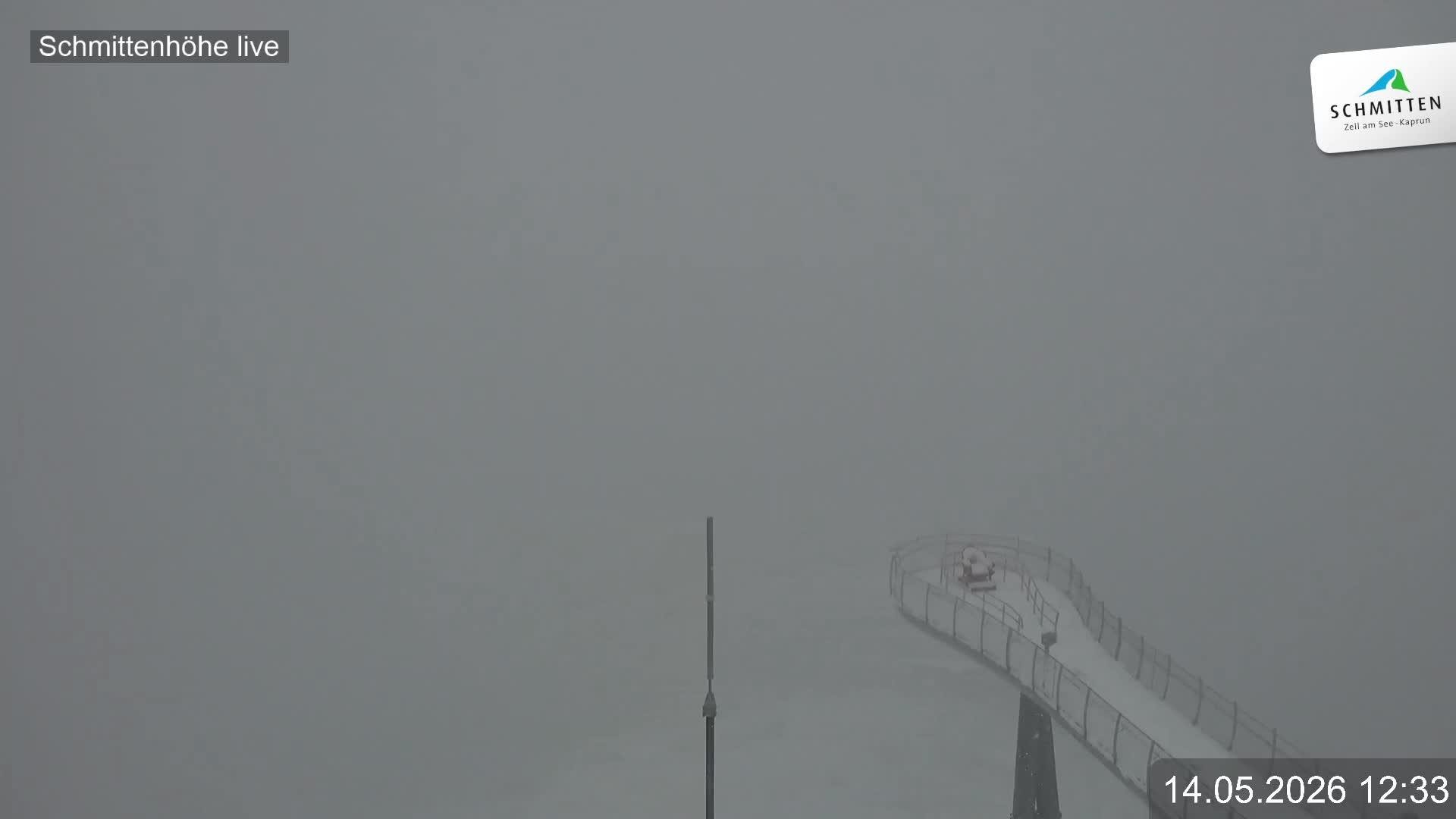 Archiv Foto Webcam Blick vom Gipfel der Schmittenhöhe