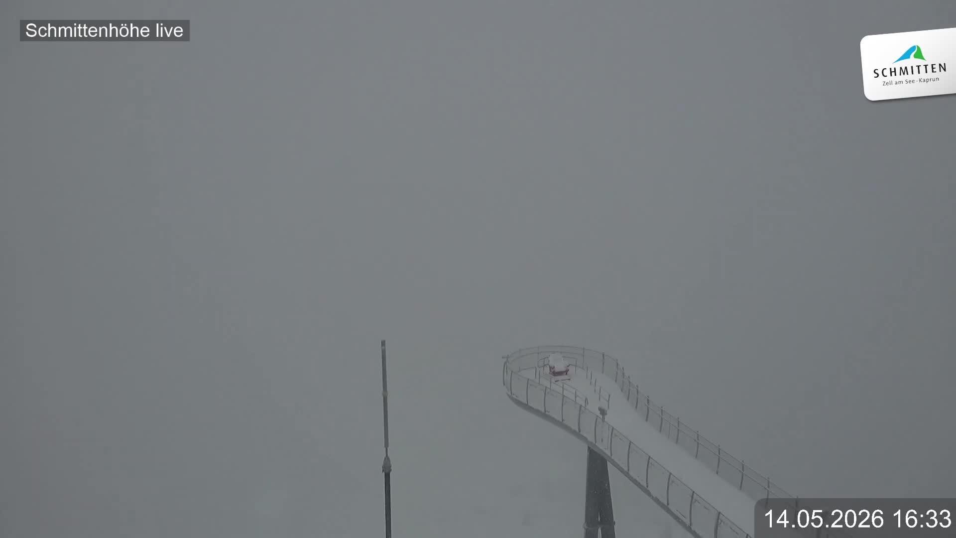 Archiv Foto Webcam Blick vom Gipfel der Schmittenhöhe