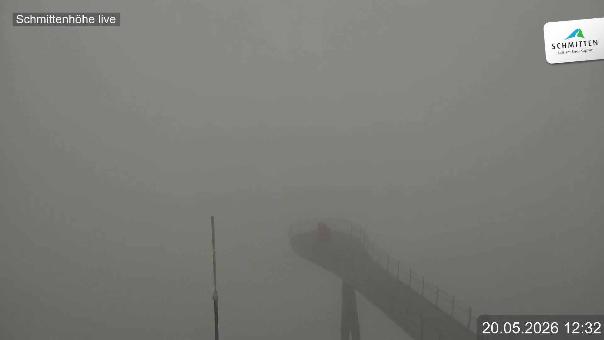 Archiv Foto Webcam Blick vom Gipfel der Schmittenhöhe