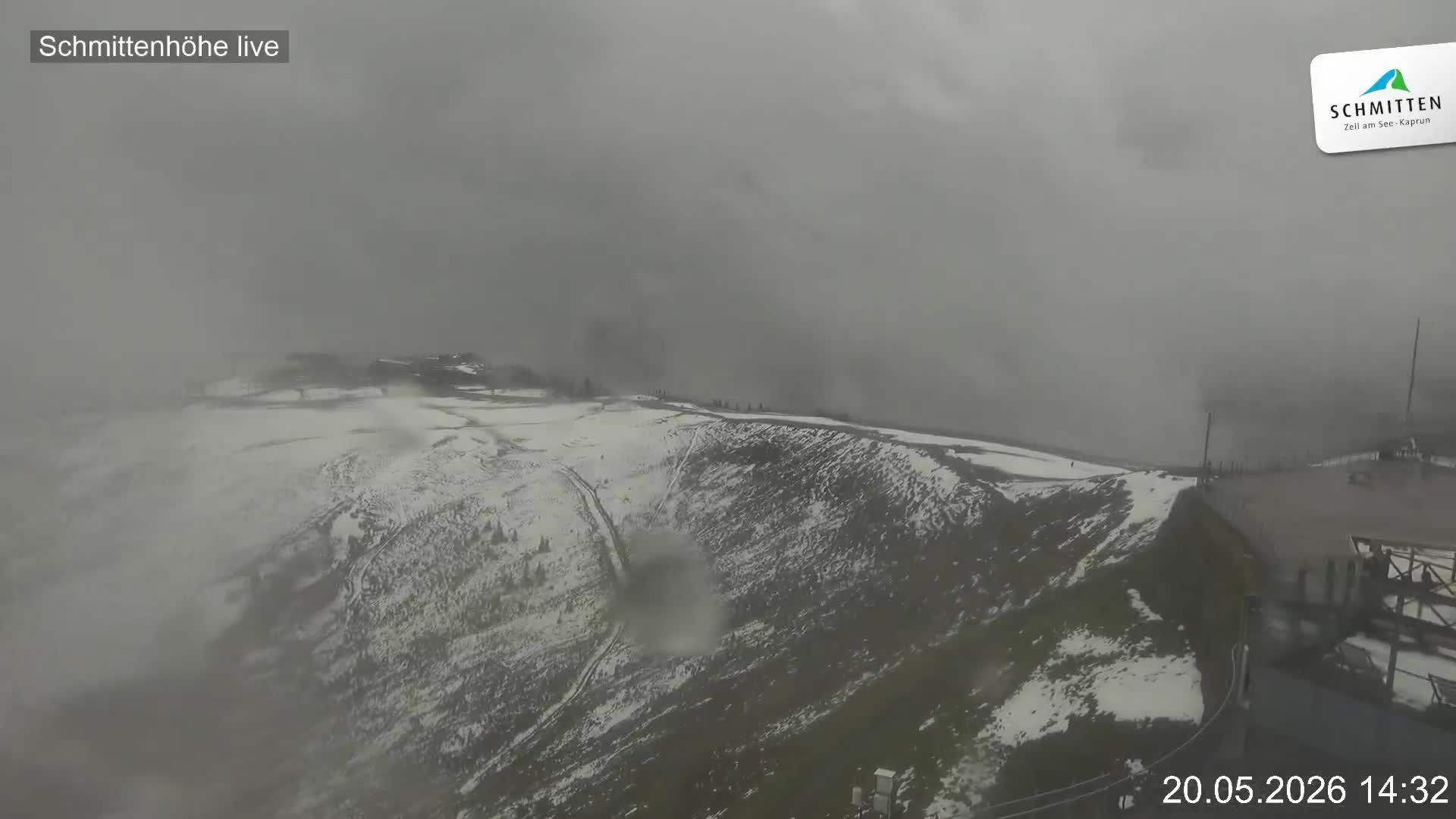 Archiv Foto Webcam Blick vom Gipfel der Schmittenhöhe