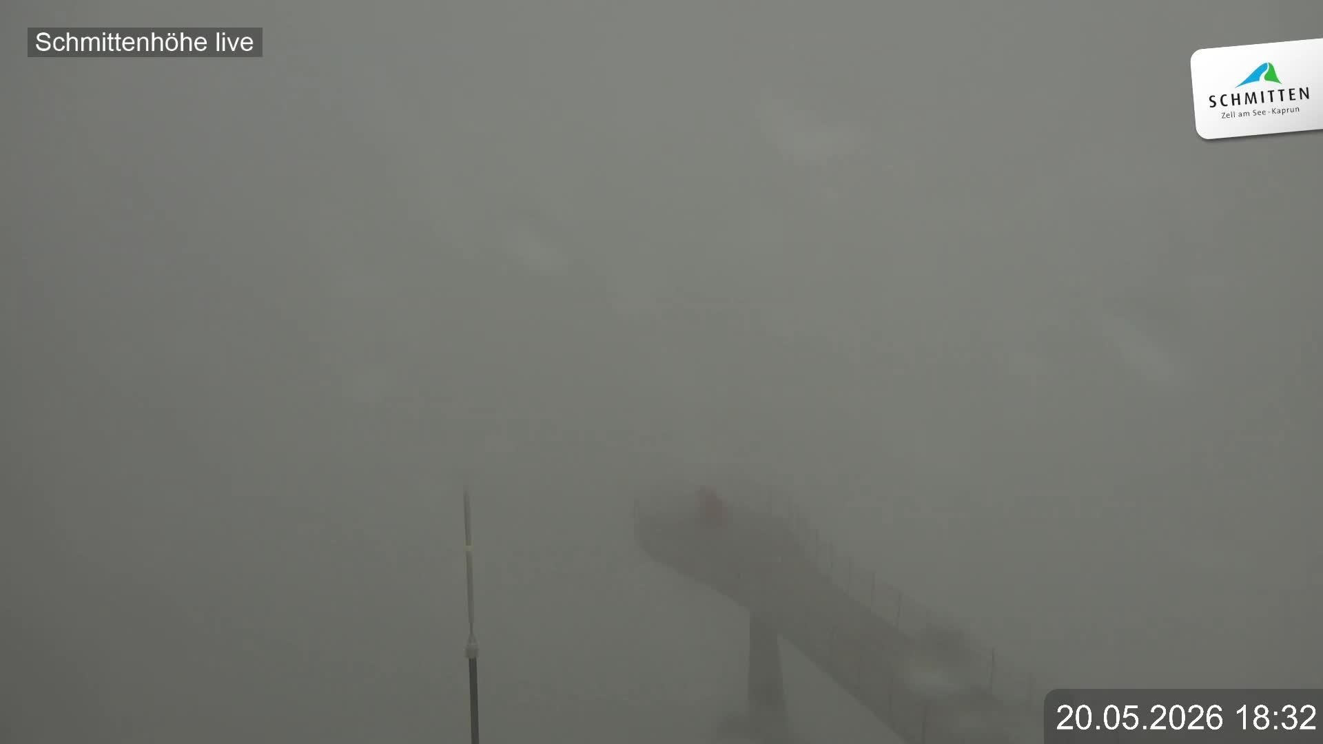 Archiv Foto Webcam Blick vom Gipfel der Schmittenhöhe