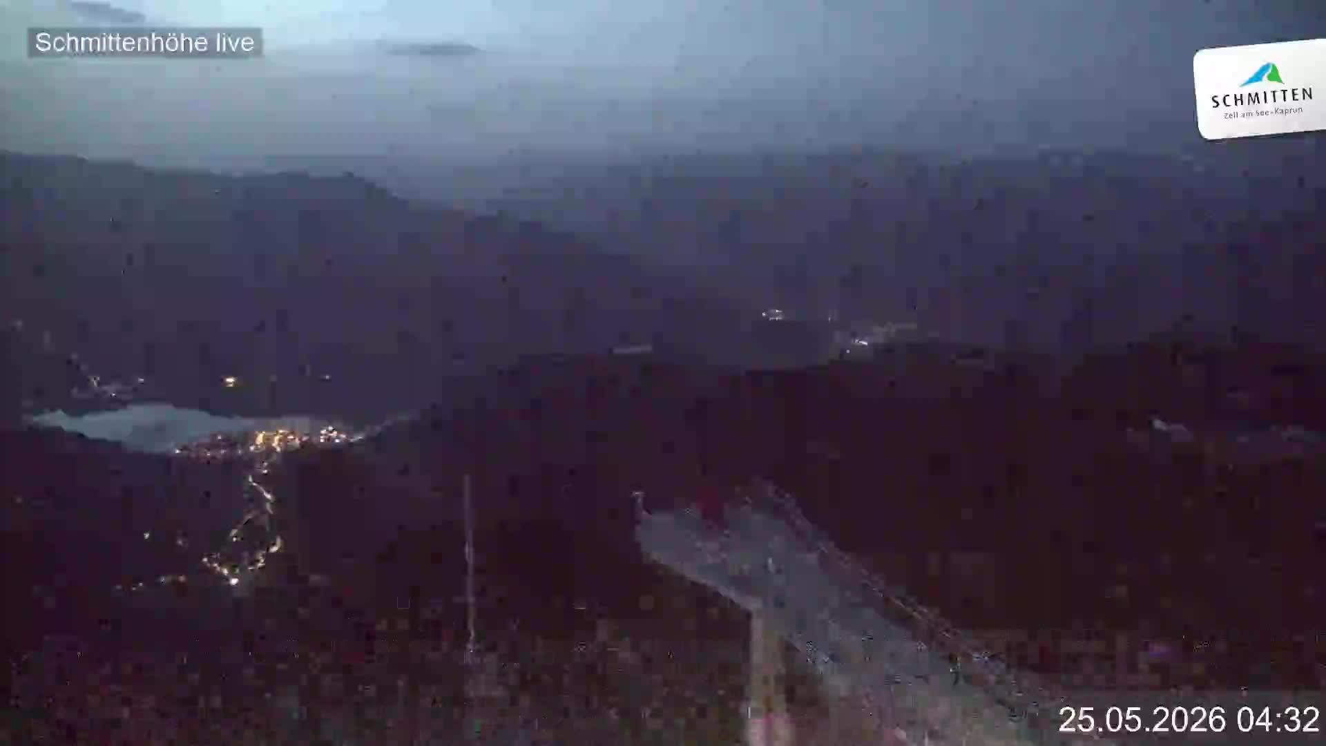 Archiv Foto Webcam Blick vom Gipfel der Schmittenhöhe