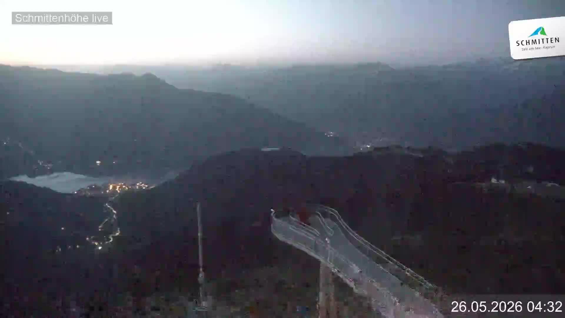 Archiv Foto Webcam Blick vom Gipfel der Schmittenhöhe