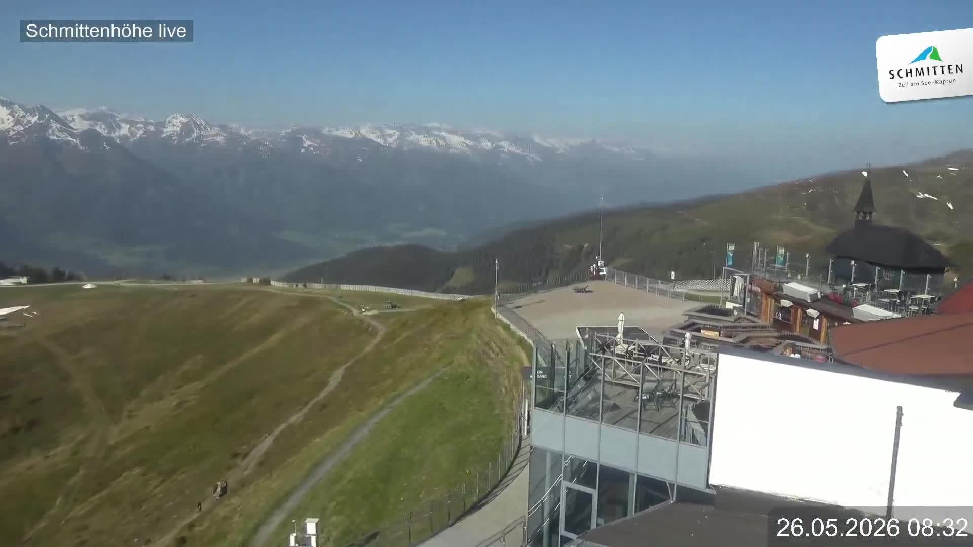 Archiv Foto Webcam Blick vom Gipfel der Schmittenhöhe